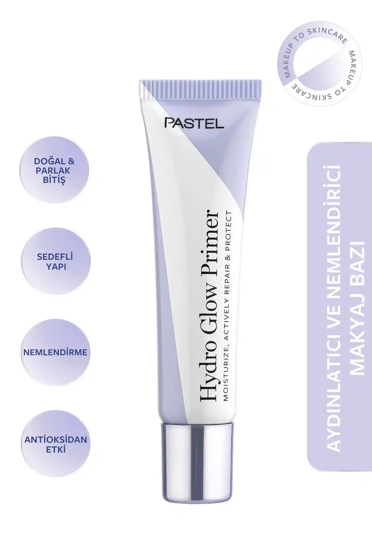 Pastel Hydro Glow Primer ile doğal ışıltı ve nem sağlayan makyaj bazınız