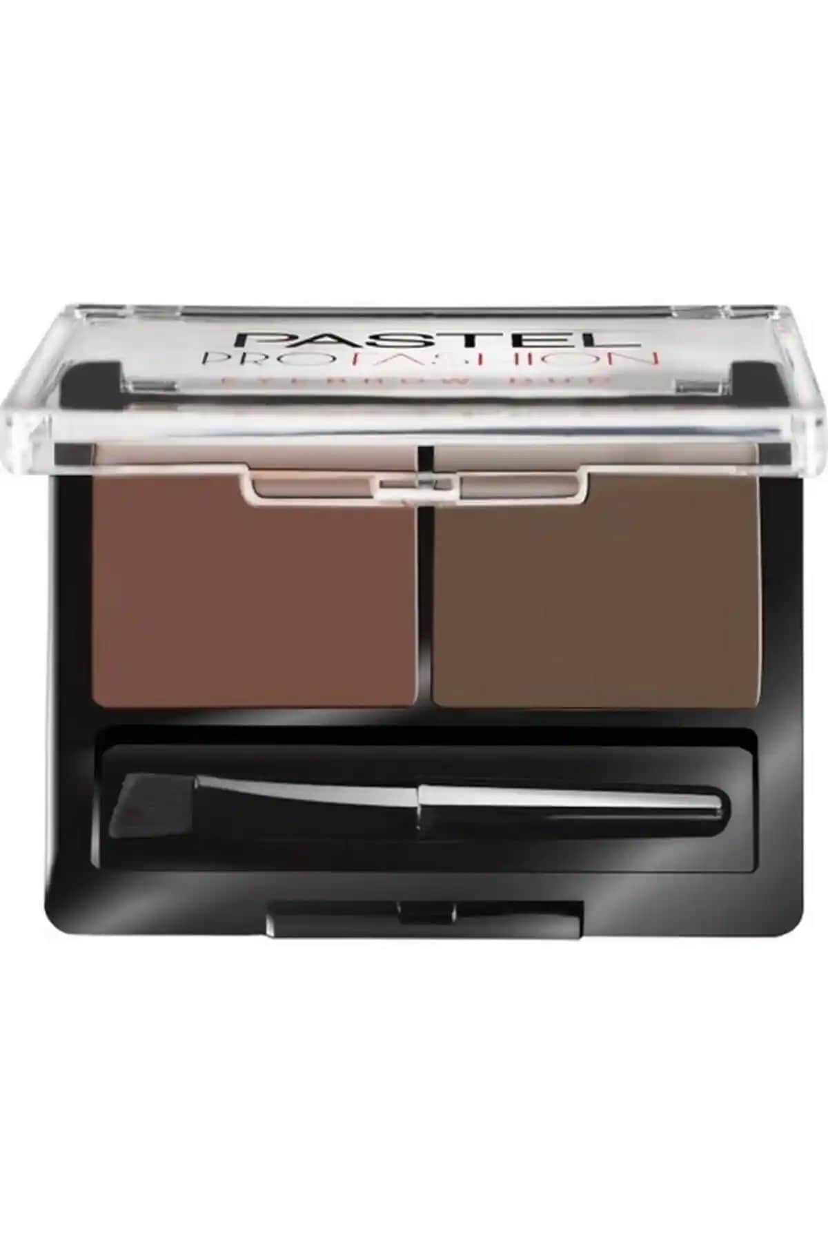 Pastel Kaş Farı Ikili 02: Doğal ve Günlük Kullanım İçin Uygun Kaliteli Kaş Makyaj Ürünü