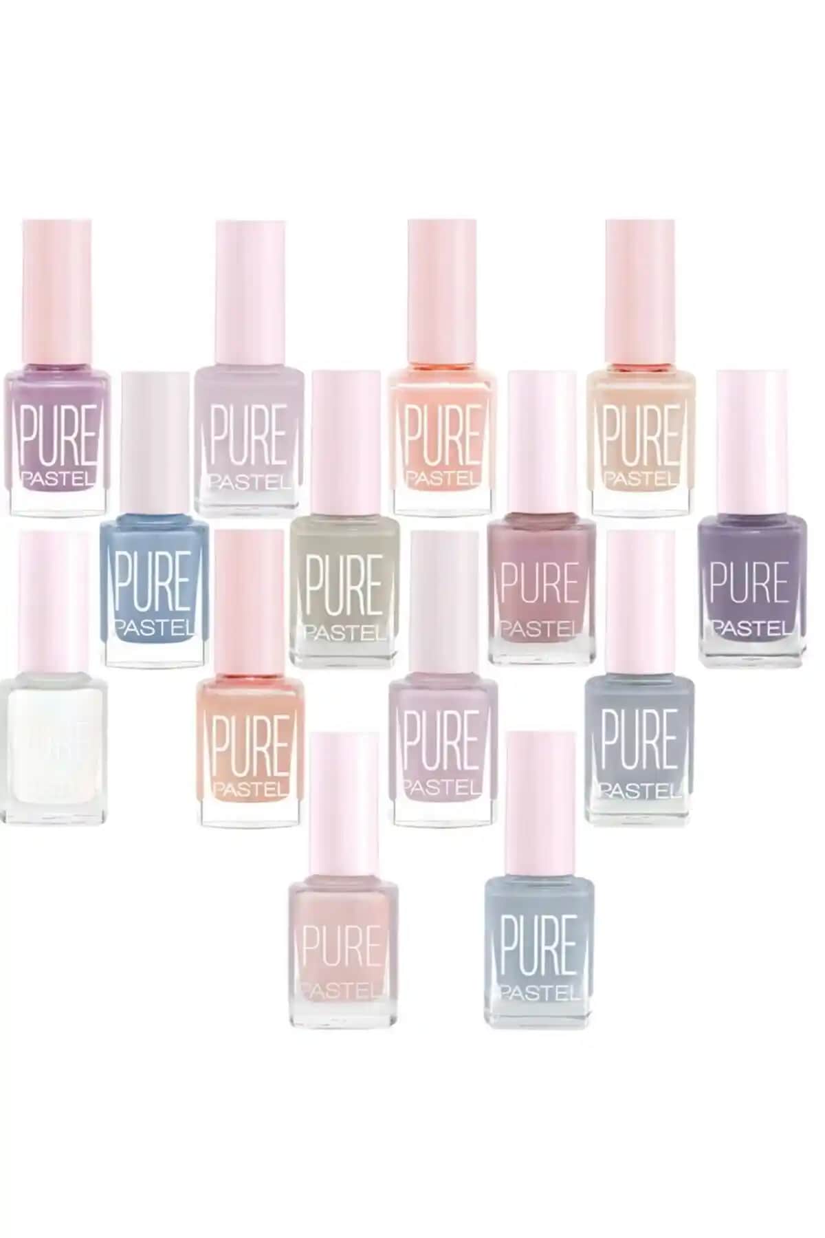 Pastel Pure Oje Süper Seti 14 Renkli Mat Oje ile Yaz Şıklığını Yakalayın
