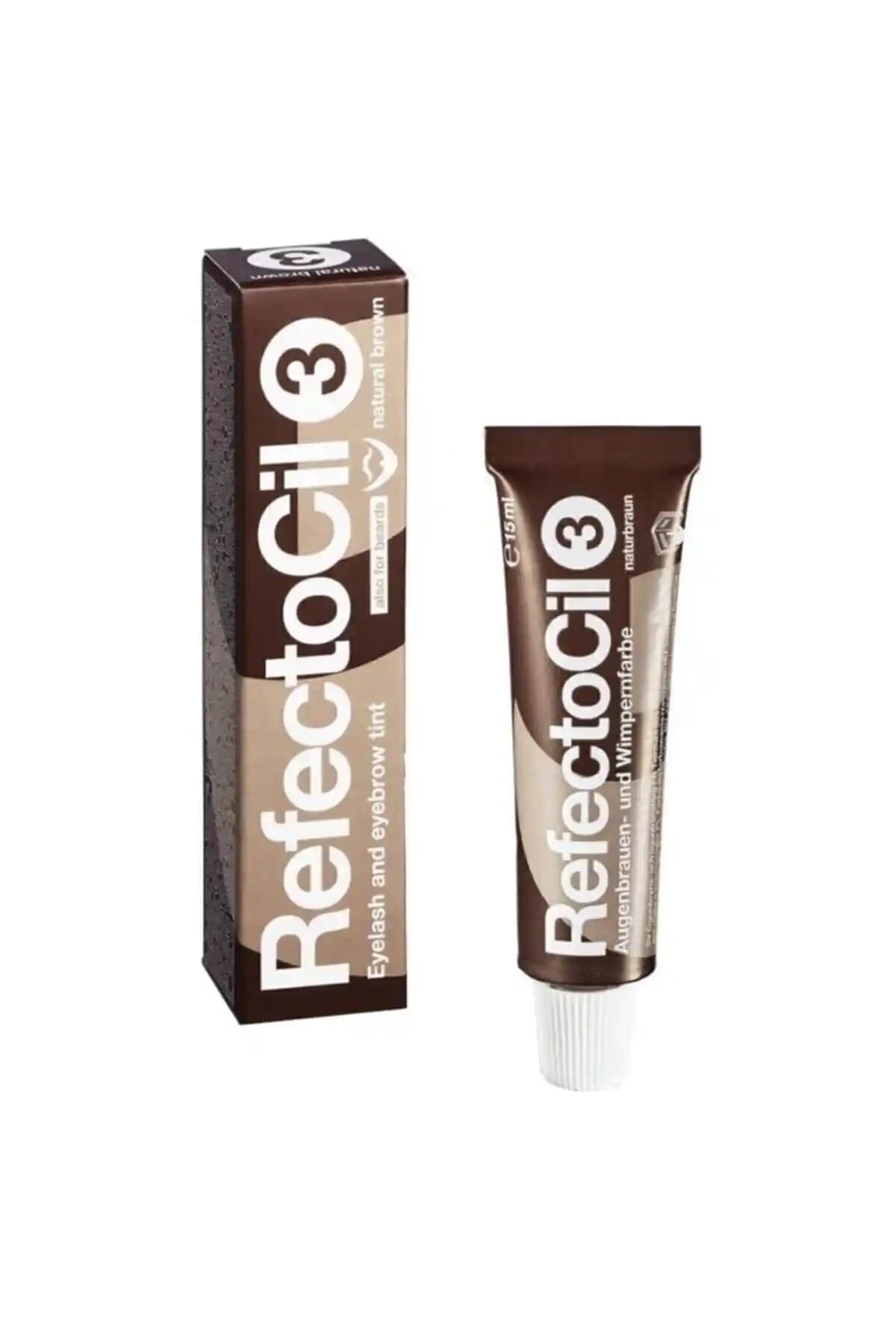 Refectocil 3 Numara Koyu Kahverengi Kaş ve Kirpik Boyası Profesyonel ve Doğal Sonuçlar İçin
