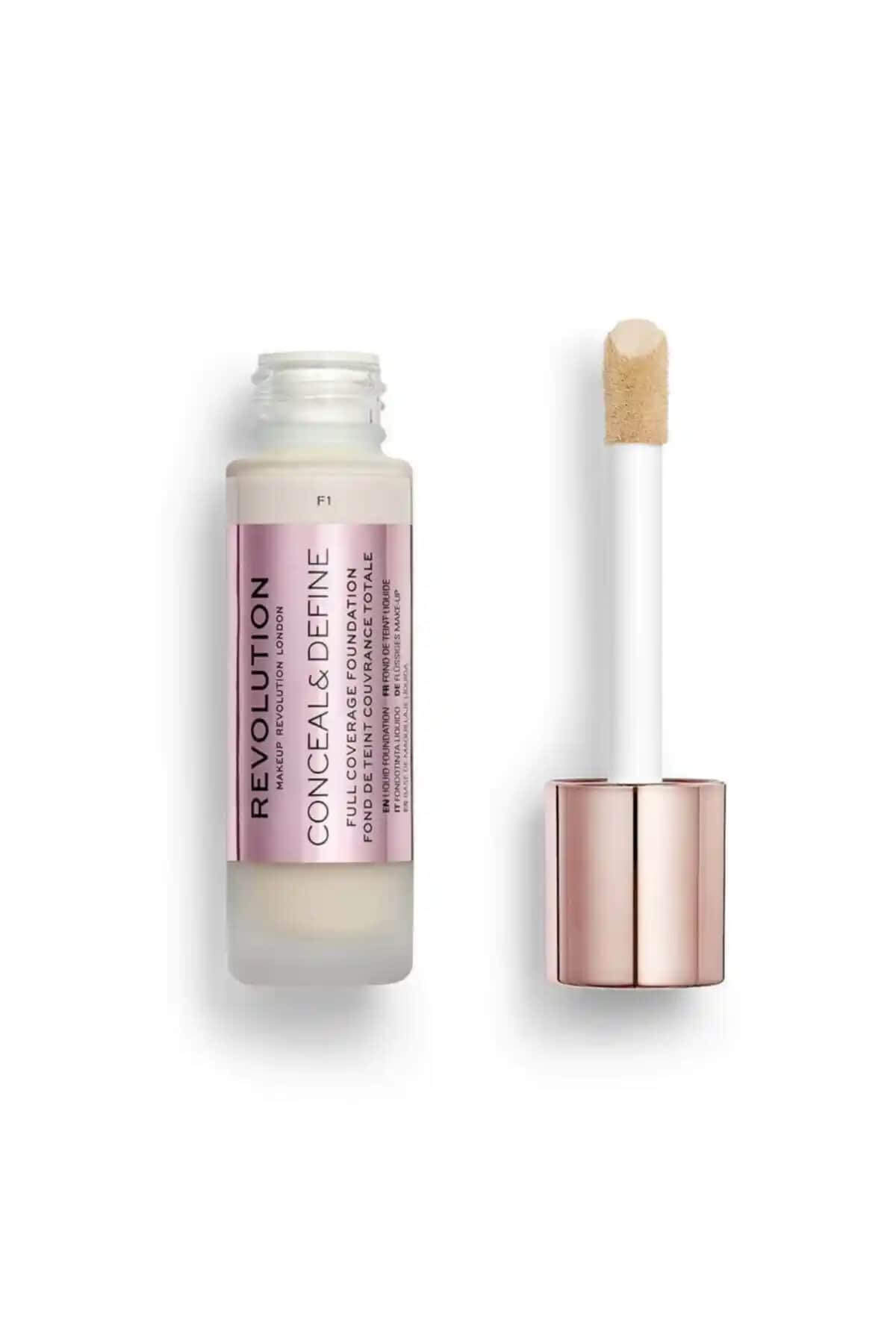 Revolution Conceal Define F1 Fondöten: Yüksek Kapatıcılık ve Doğal Mat Görünüm