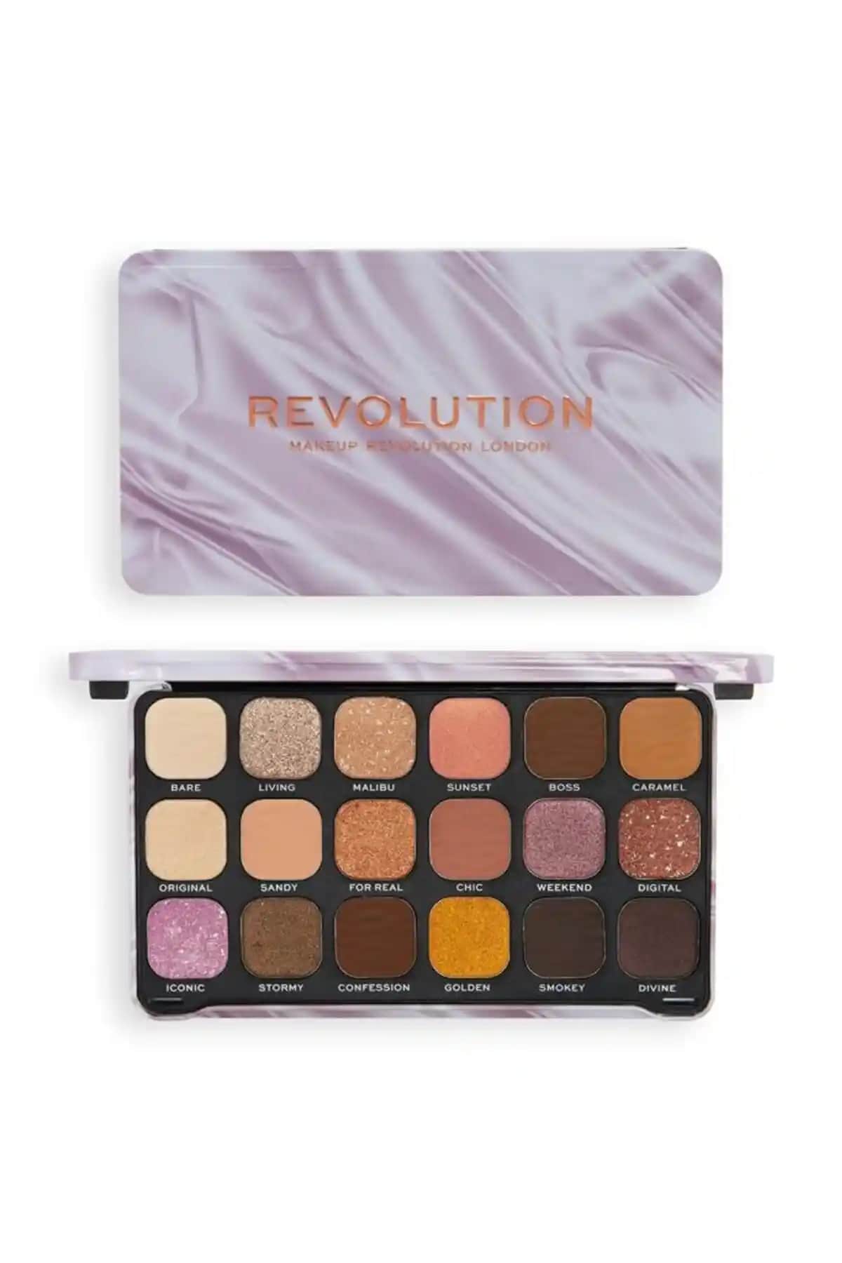 Revolution Forever Flawless Nude Silk Far Paleti: Çok Yönlü ve Uzun Süre Dayanan Makyaj Seti