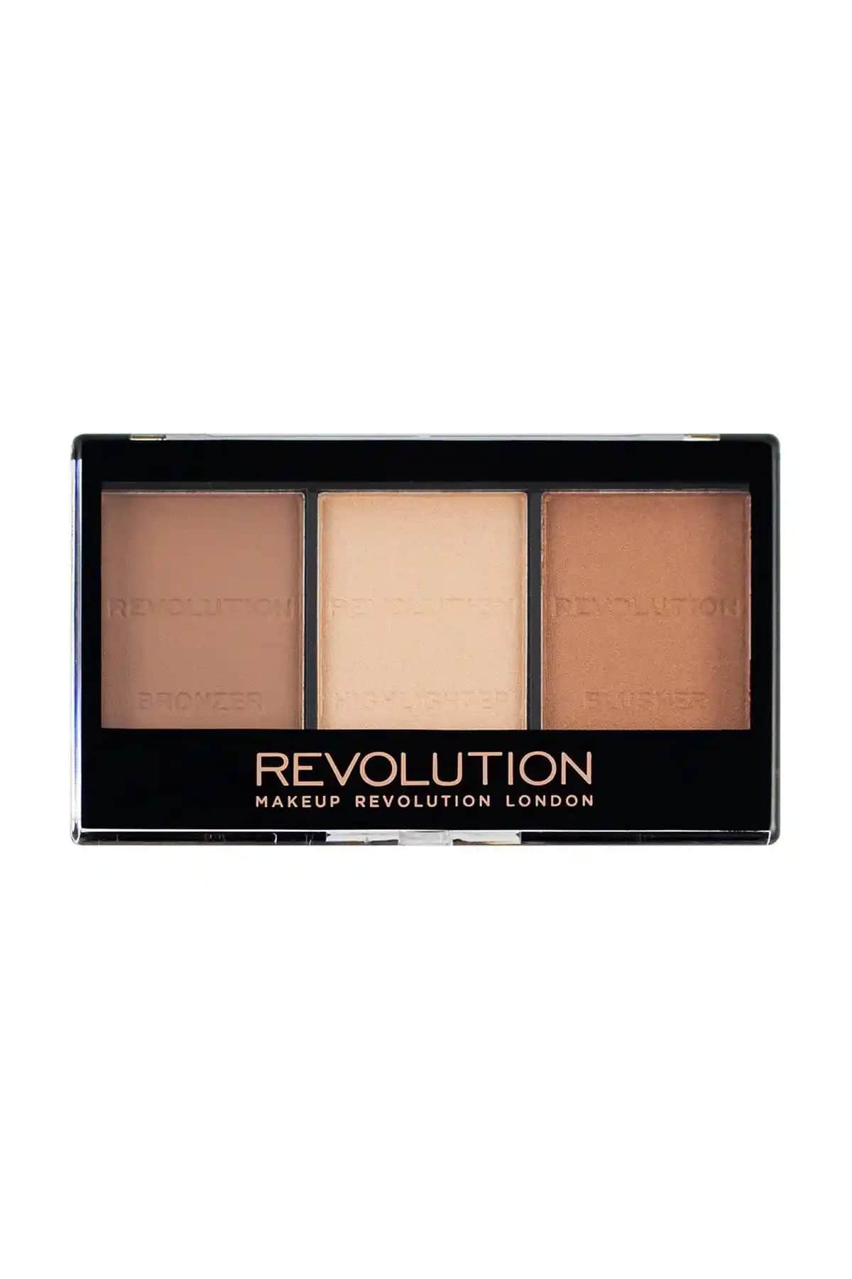 Revolution Ultra Sculpt 3'lü Kontür Paleti C04 Light/Medium - Çok Yönlü ve Doğal Makyaj Ürünü