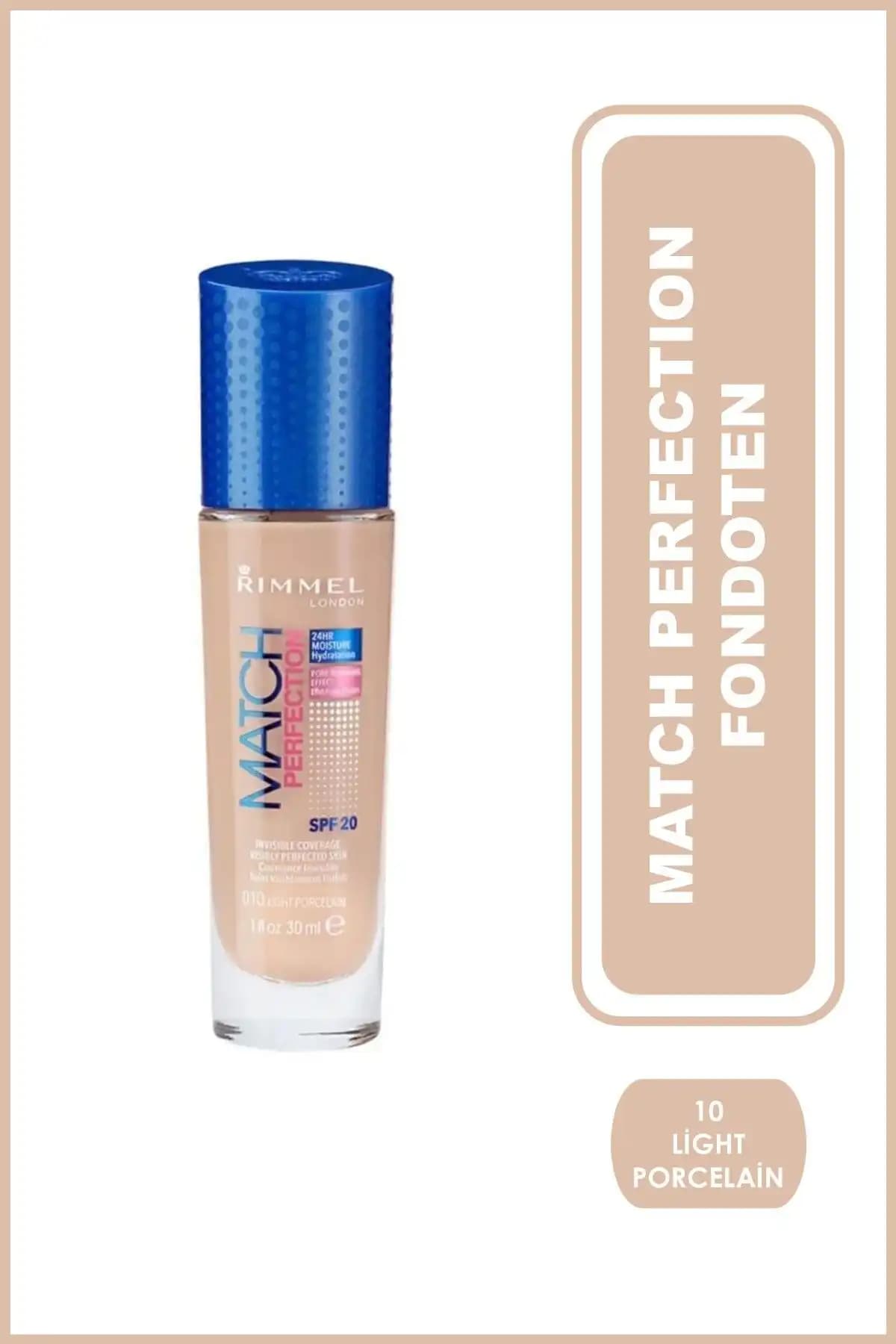 2025'te Rimmel London Match Perfection Fondöten ile Doğal Güzelliğinizi Keşfedin