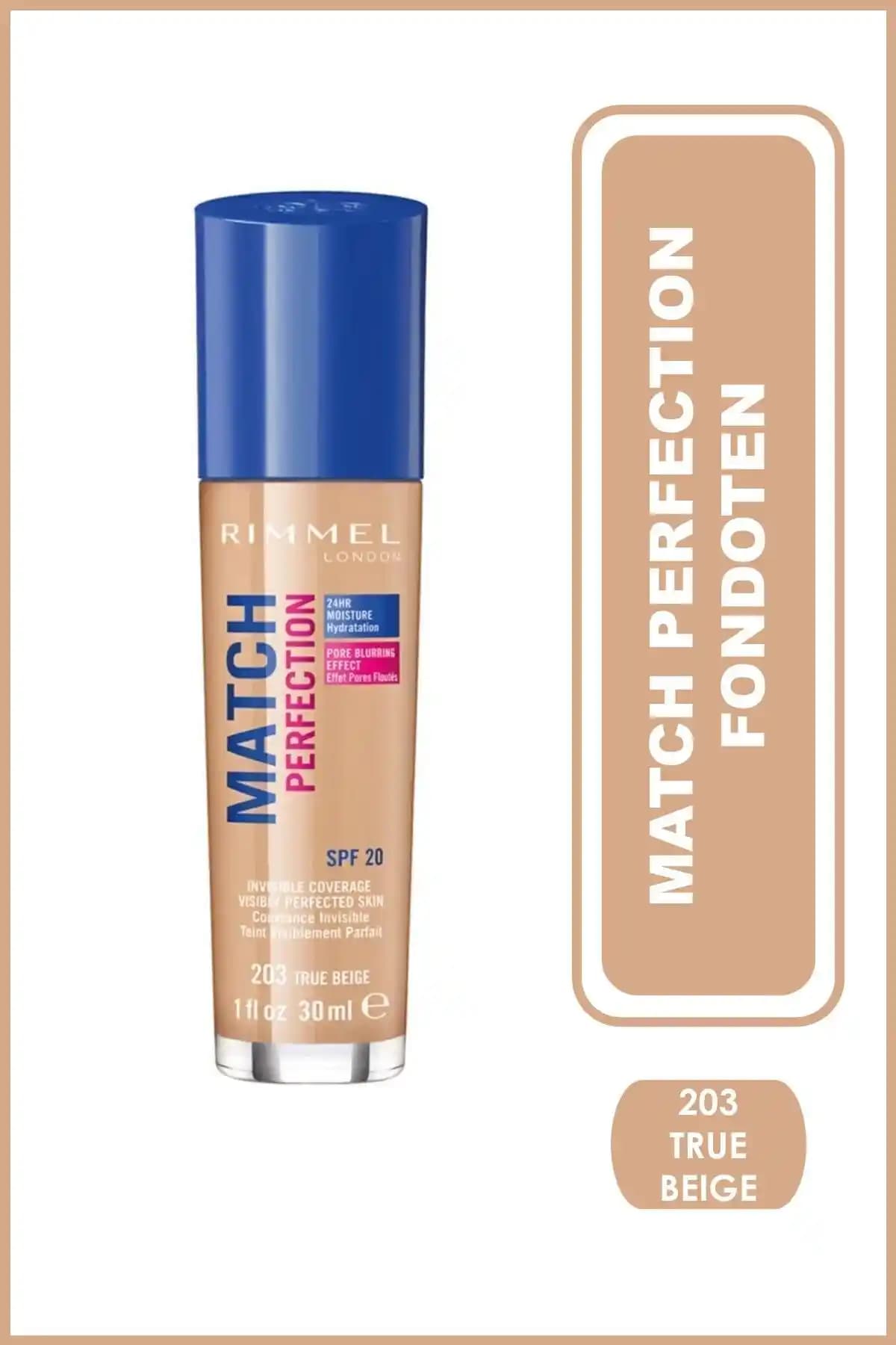 Rimmel London Match Perfection Fondöten: Doğal ve Kapsayıcı Makyaj İçin Uygun Seçenek