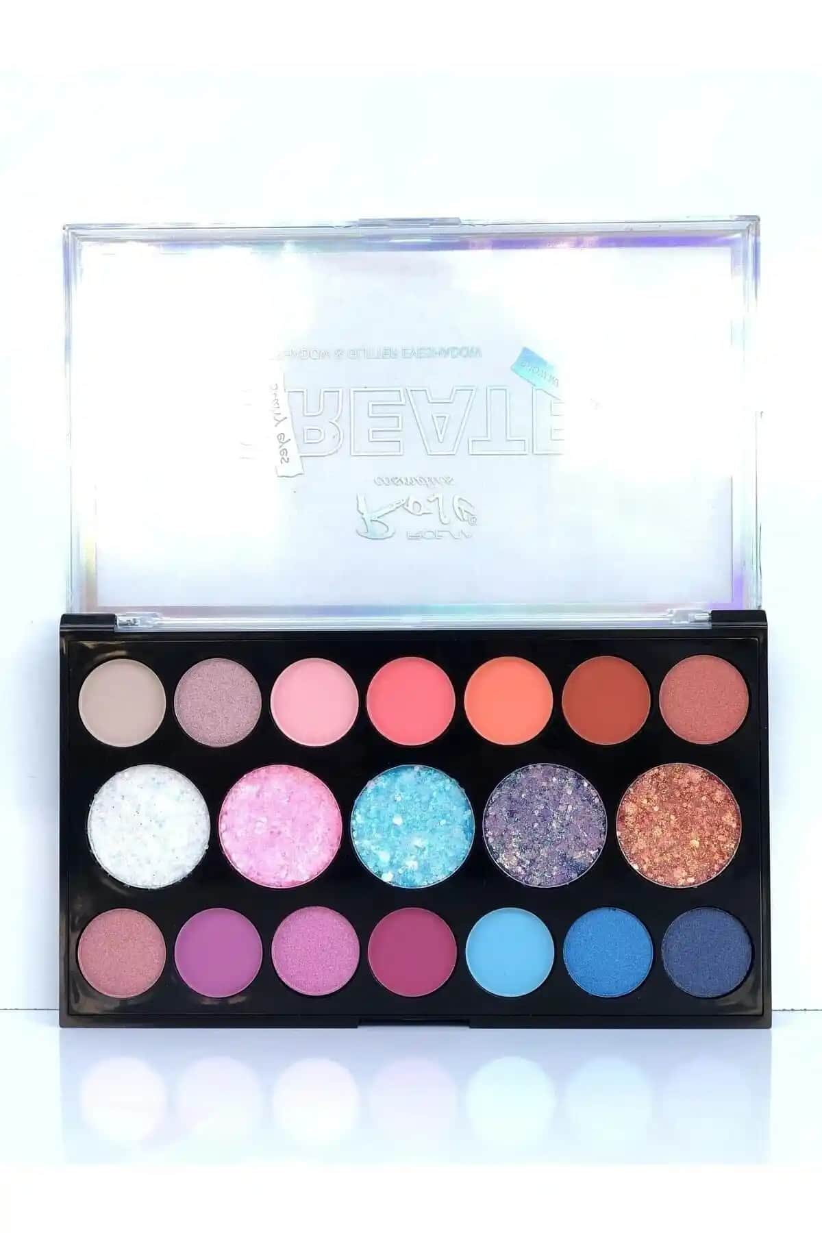 Roesıa Rose Cosmetics Create Model Glitterli 19'lu Göz Far Paleti: Renkli ve Kaliteli Makyaj Deneyimi