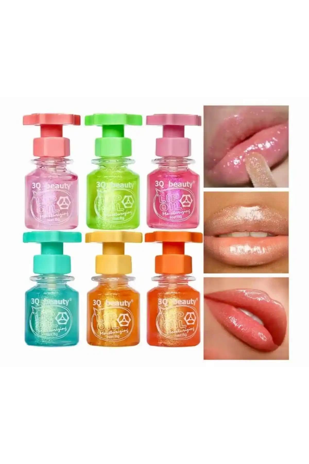 ROWENAROSE 6'lı Meyveli Dudak Bakım Seti: Nemlendirici ve Parlatıcı Özellikler