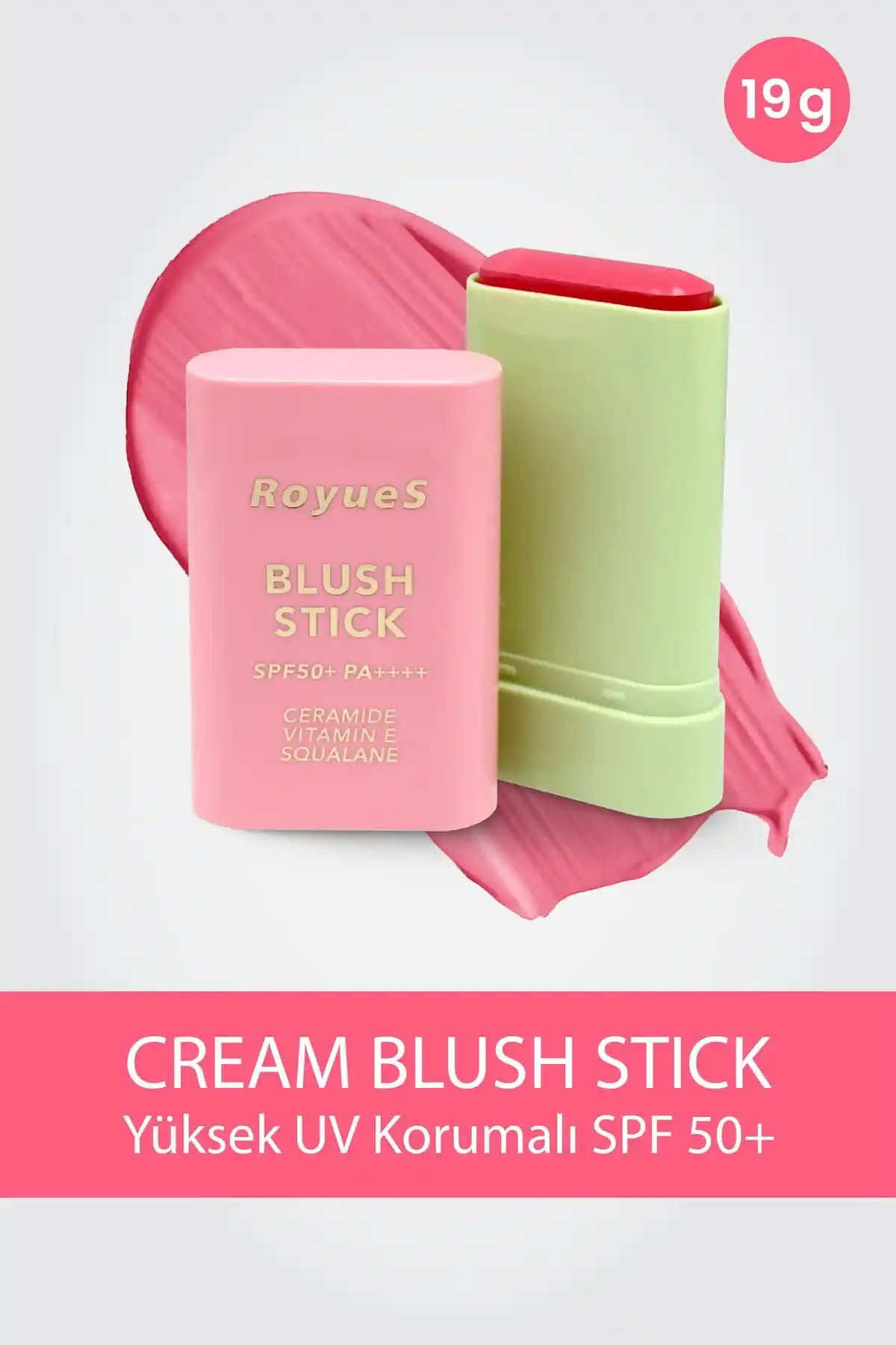 Royues Nemlendiricili Stick Krem Allık ve SHEGLAM Likit Allık Karşılaştırması