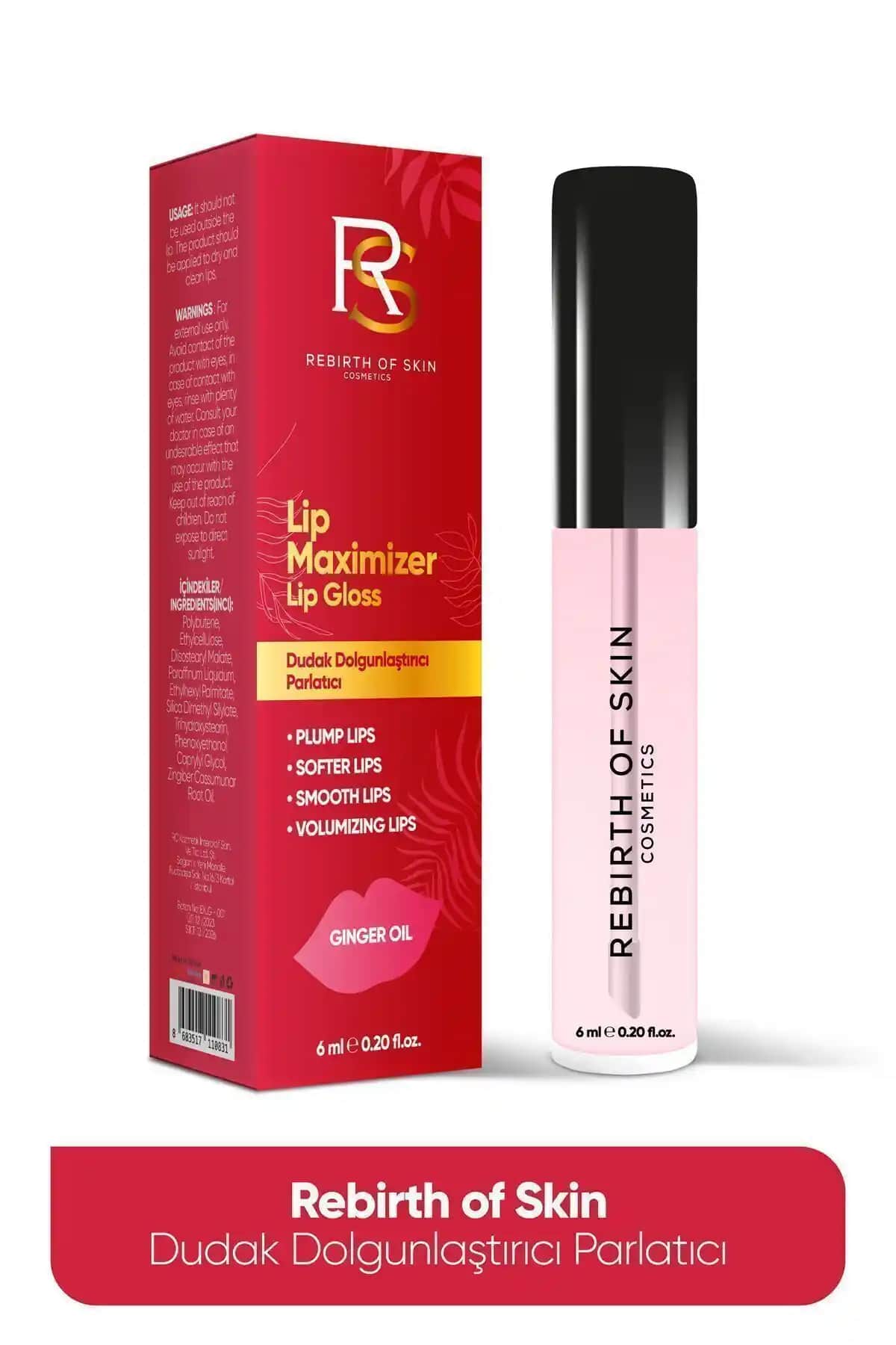 RSCOSMETICS Dudak Dolgunlaştırıcı ve Parlatıcı Lip Gloss ile Doğal ve Çarpıcı Dudaklar