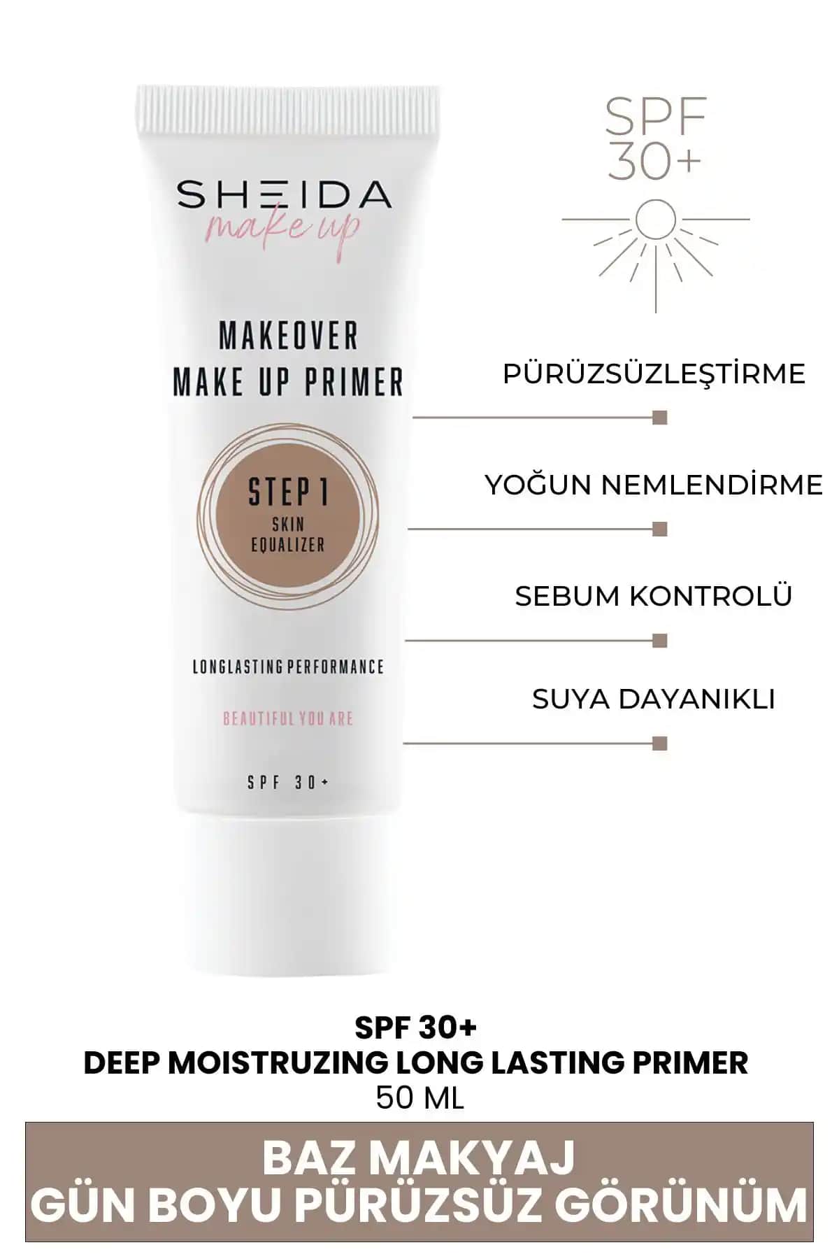 Sheida SPF30 Güneş Koruma Etkili Nemlendirici Makyaj Bazı Ürün Özellikleri ve Kullanıcı Yorumları
