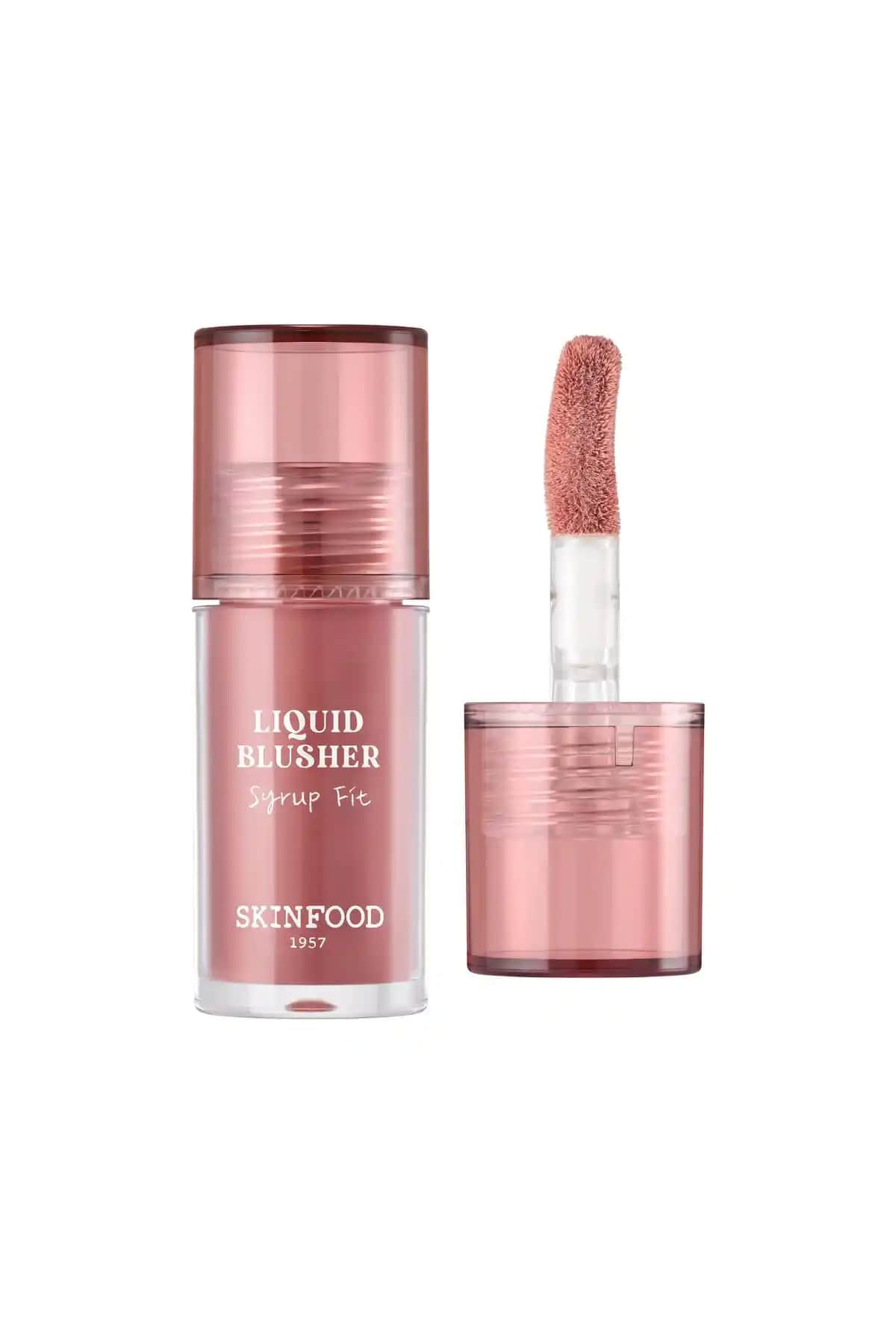 Skinfood Syrup Fit Liquid Blusher #1 Doğal ve Kalıcı Pembe Allık Ürünü