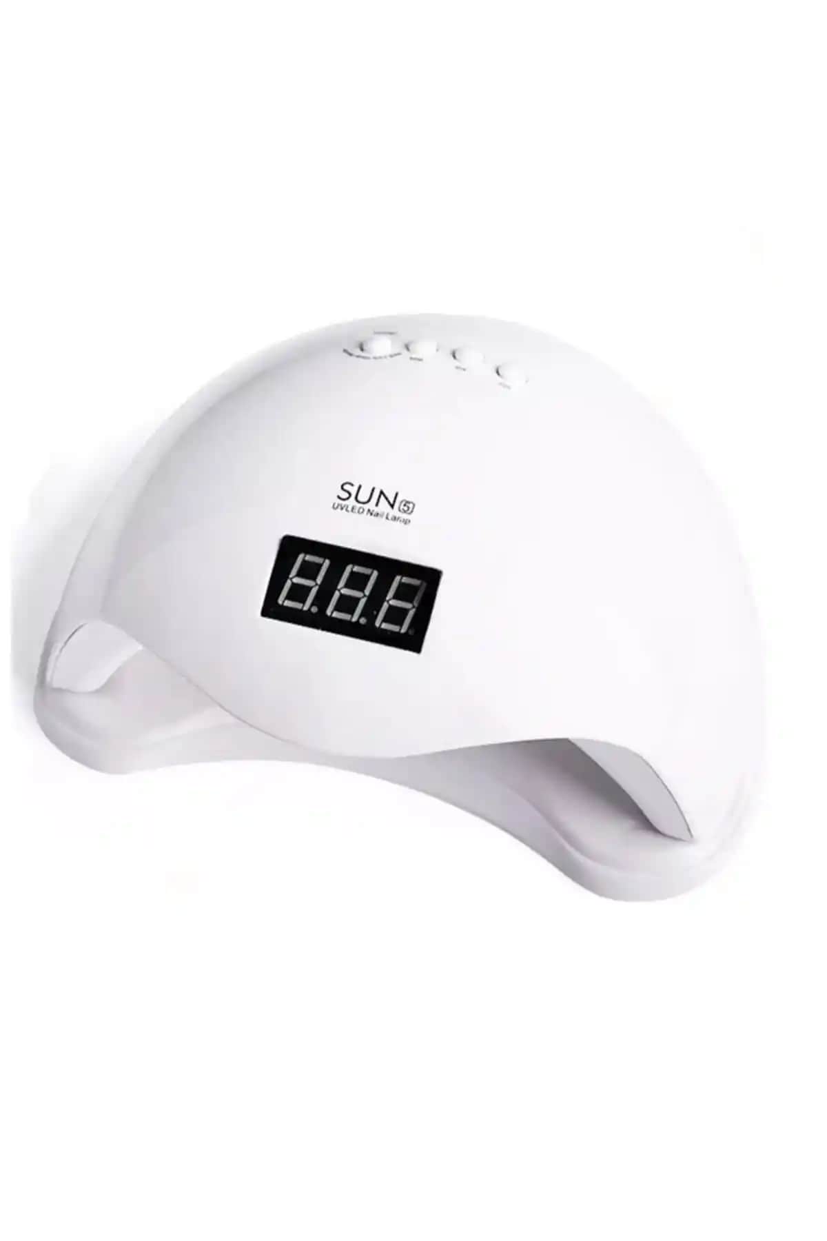 Sun 5 48 Watt UV LED Lamba Kalıcı Tırnak ve Protez Uygulamaları İçin Yüksek Performanslı Cihaz