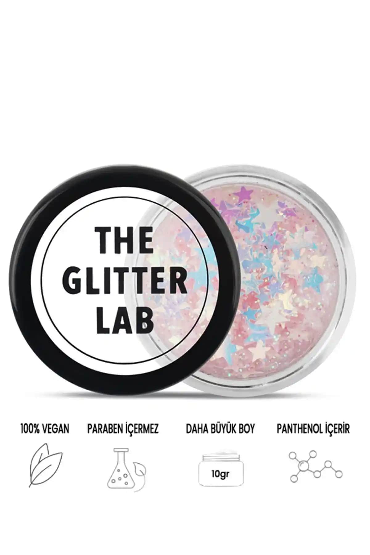 The Glitter Lab Yogurt Galaxy Jel Parlak Glitter Ürünü Günlük ve Özel Makyajlar İçin
