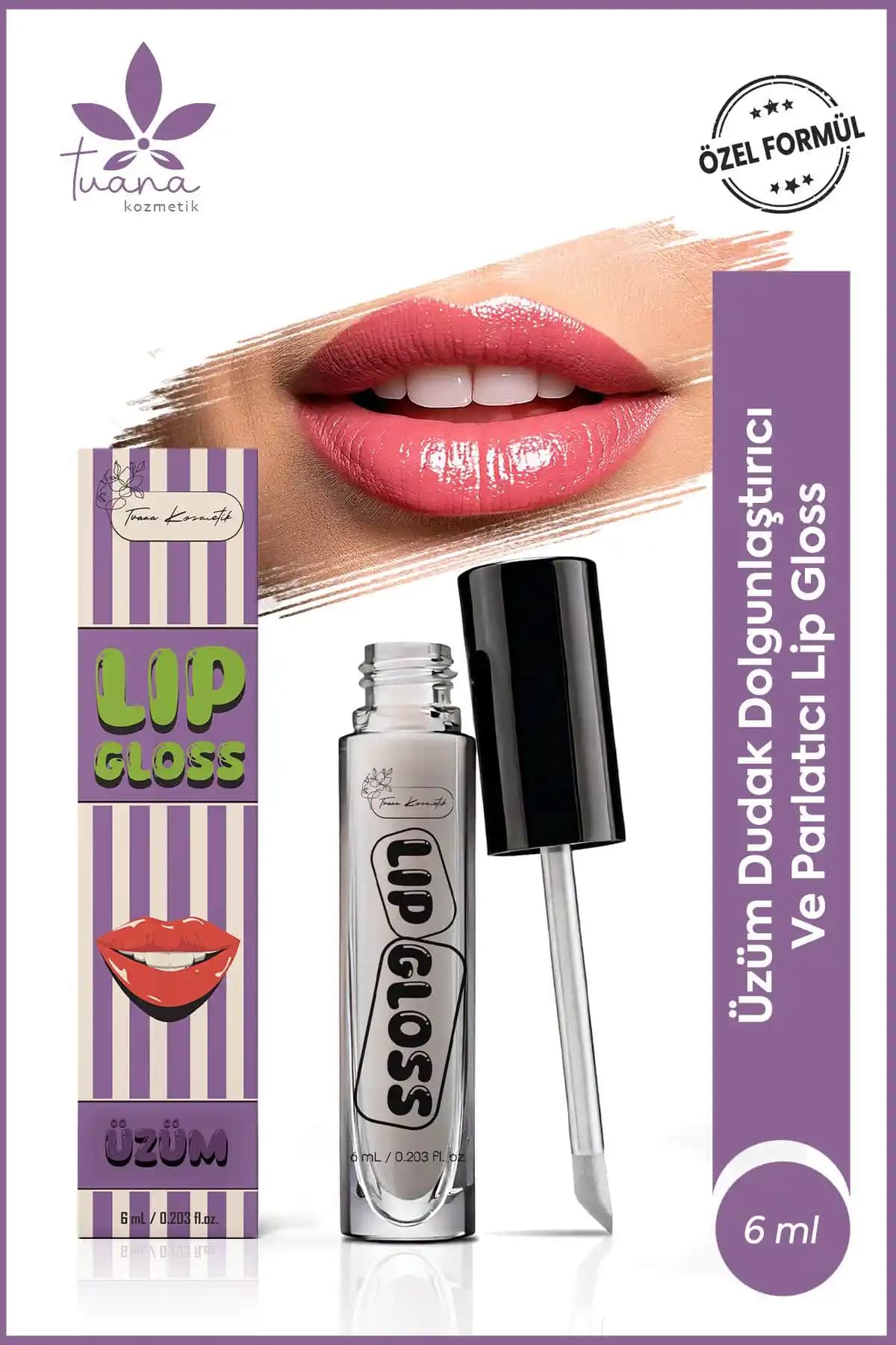 Tuana Kozmetik Üzümlü Dudak Dolgunlaştırıcı ve Parlatıcı Lip Gloss Özellikleri ve Kullanımı
