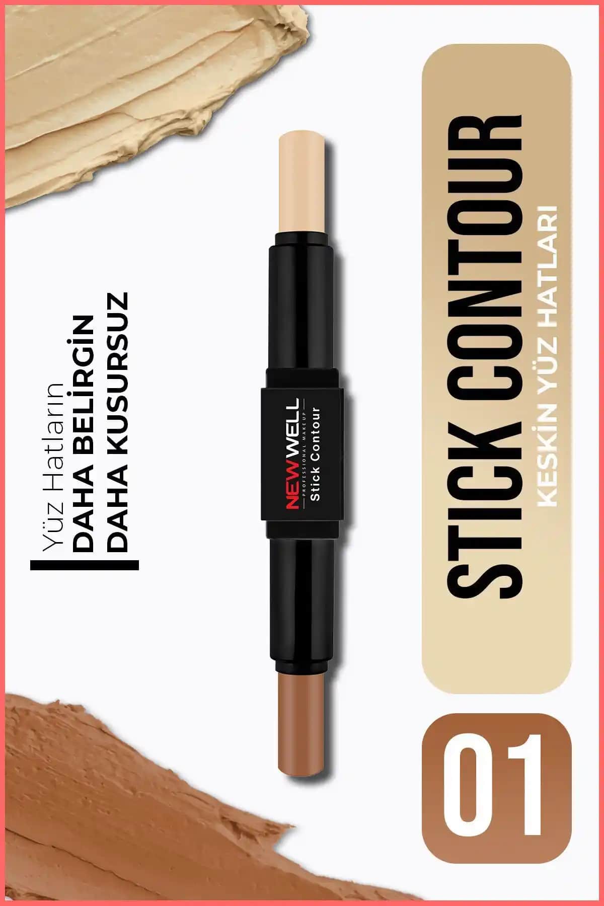 Well Stick Contour No 01: Doğal Görünüm İçin Pratik ve Kalıcı Makyaj Ürünü