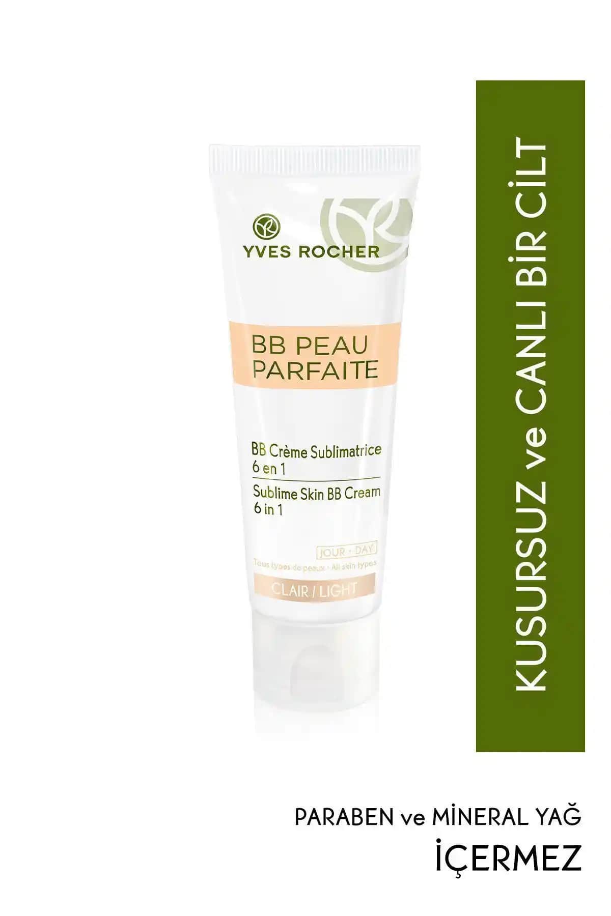 Yves Rocher BB Krem Tüm Ciltler İçin Nemlendirici ve Doğal Görünüm Sağlayan Ürün