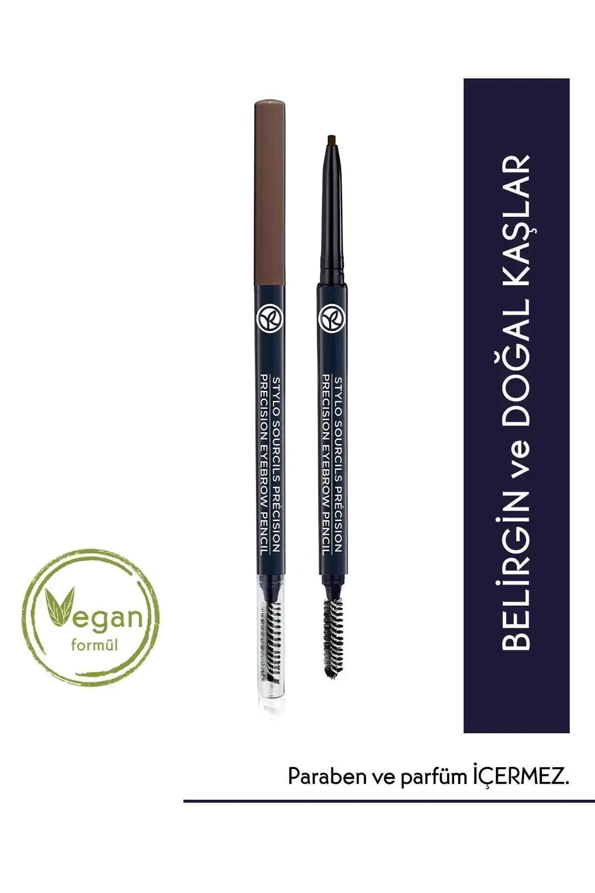 Yves Rocher Kaş Kalemi 02 Küllü ile Doğal ve Şekilli Kaşlar Yaratın