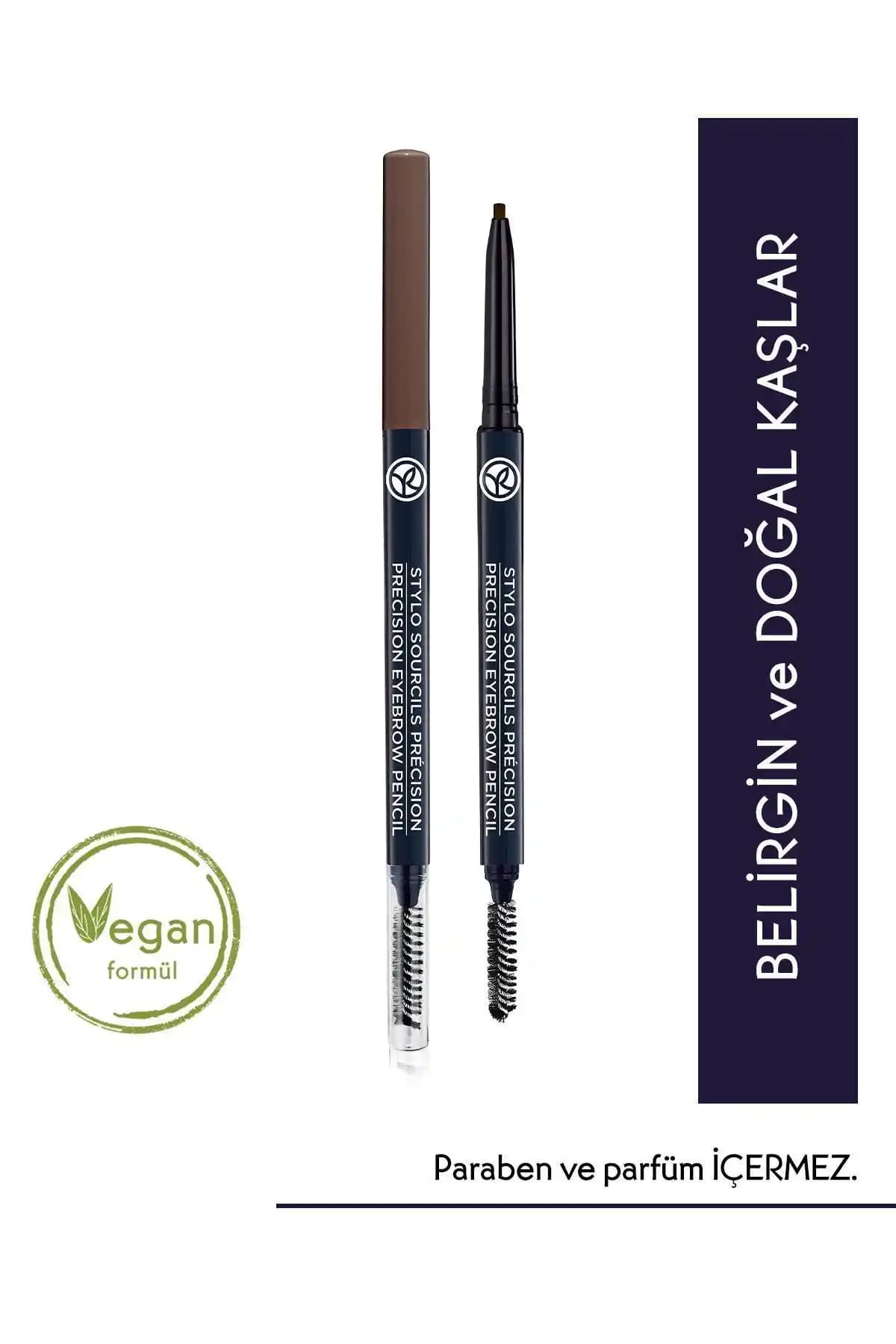 Yves Rocher Kaş Kalemi 02 Küllü ile Doğal ve Şekilli Kaşlar Yaratın