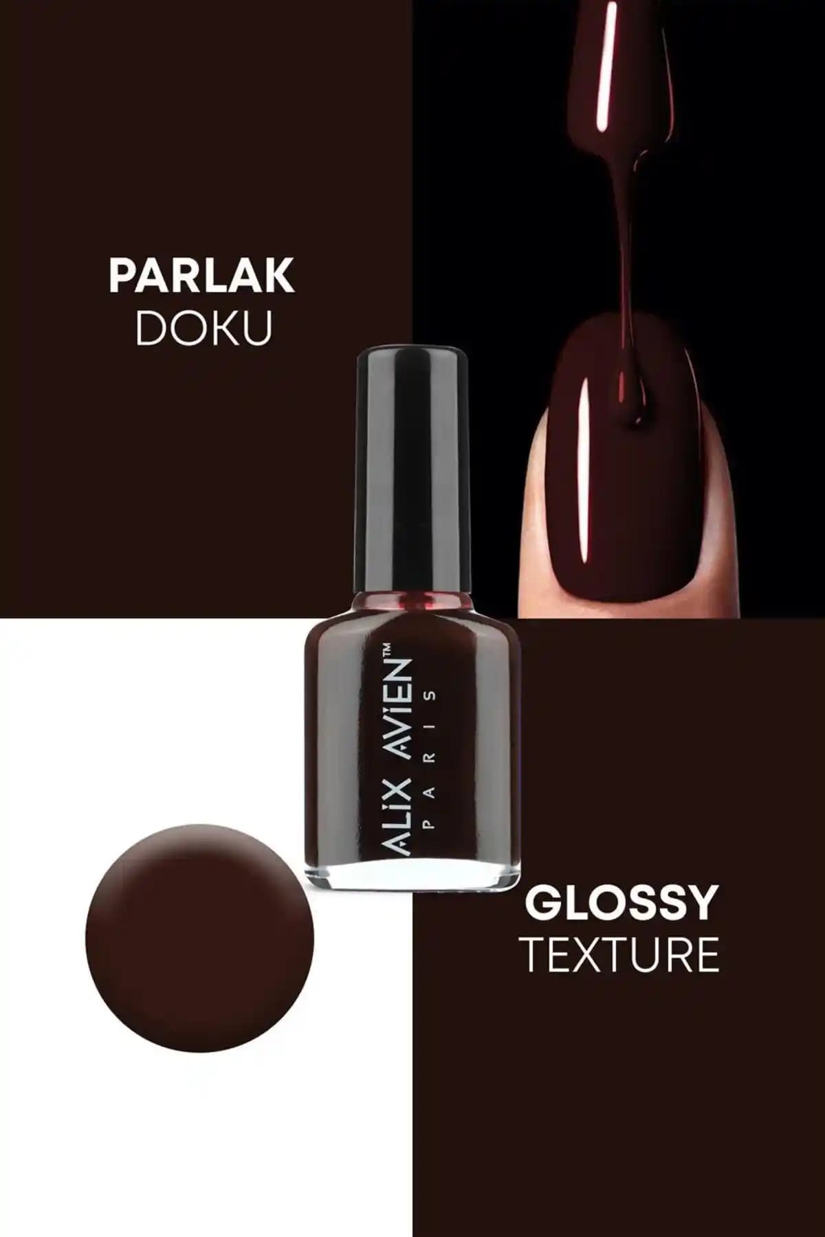 Alix Avien Vişne Rengi Oje 23: Uzun Süreli Parlaklık ve Kolay Uygulama Özelliği