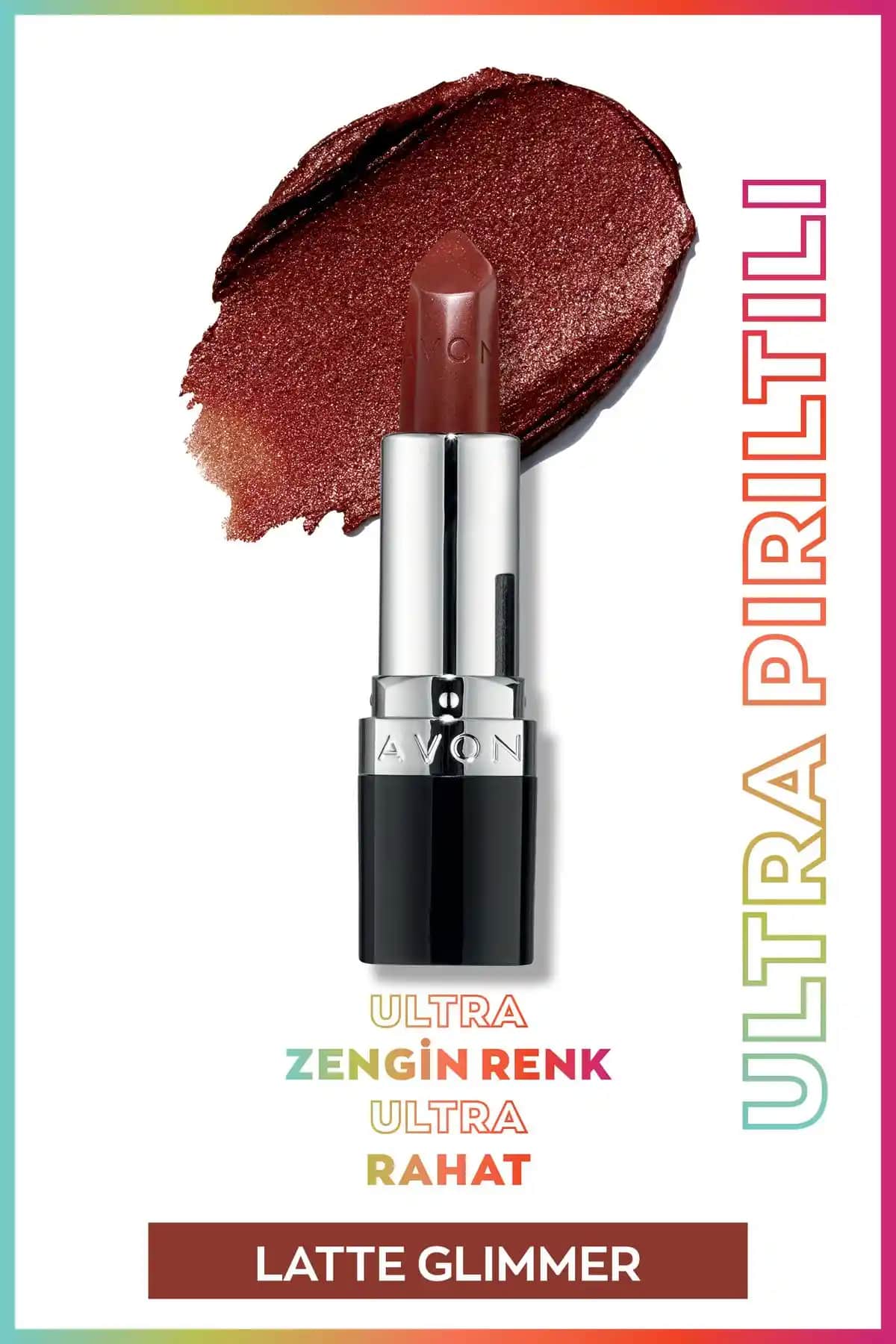 Avon Ultra Shimmer Ruj Latte Glimmer: Parlaklık ve Bakım Sağlayan Makyaj Ürünü