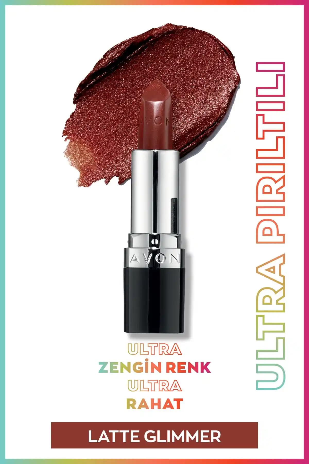 Avon Ultra Shimmer Ruj Latte Glimmer: Parlaklık ve Bakım Sağlayan Makyaj Ürünü