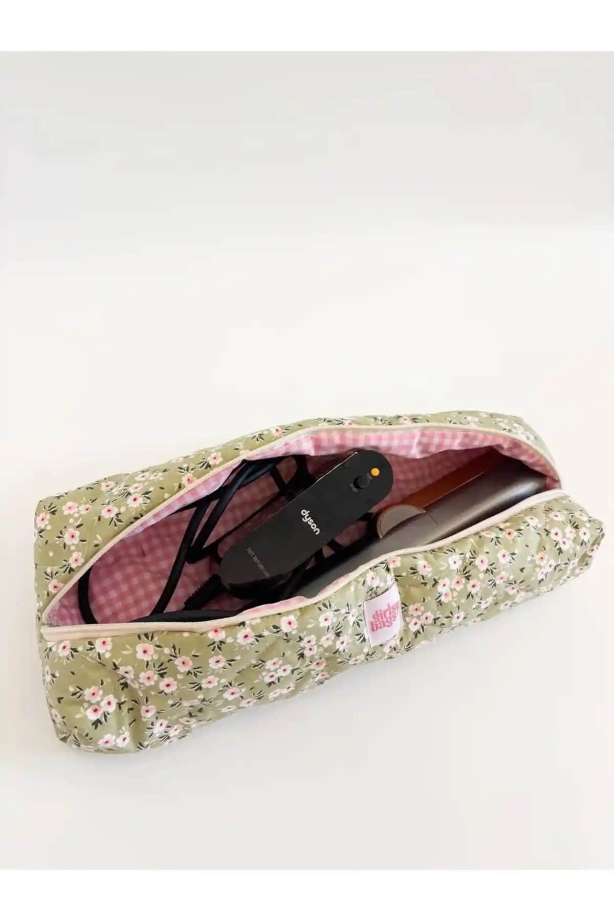 Dyson Uyumlu XXL Makyaj ve Saç Şekillendirme Çantası Modern Tasarım