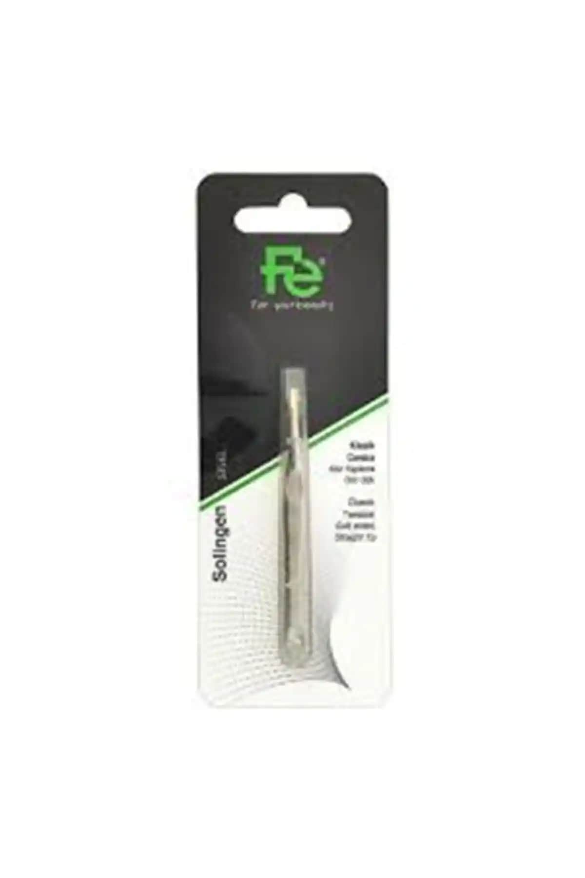 Fe Klasik Cımbız Altın Kaplama Düz Uçlu, Estetik ve Hassas Tüy Alma Aracı