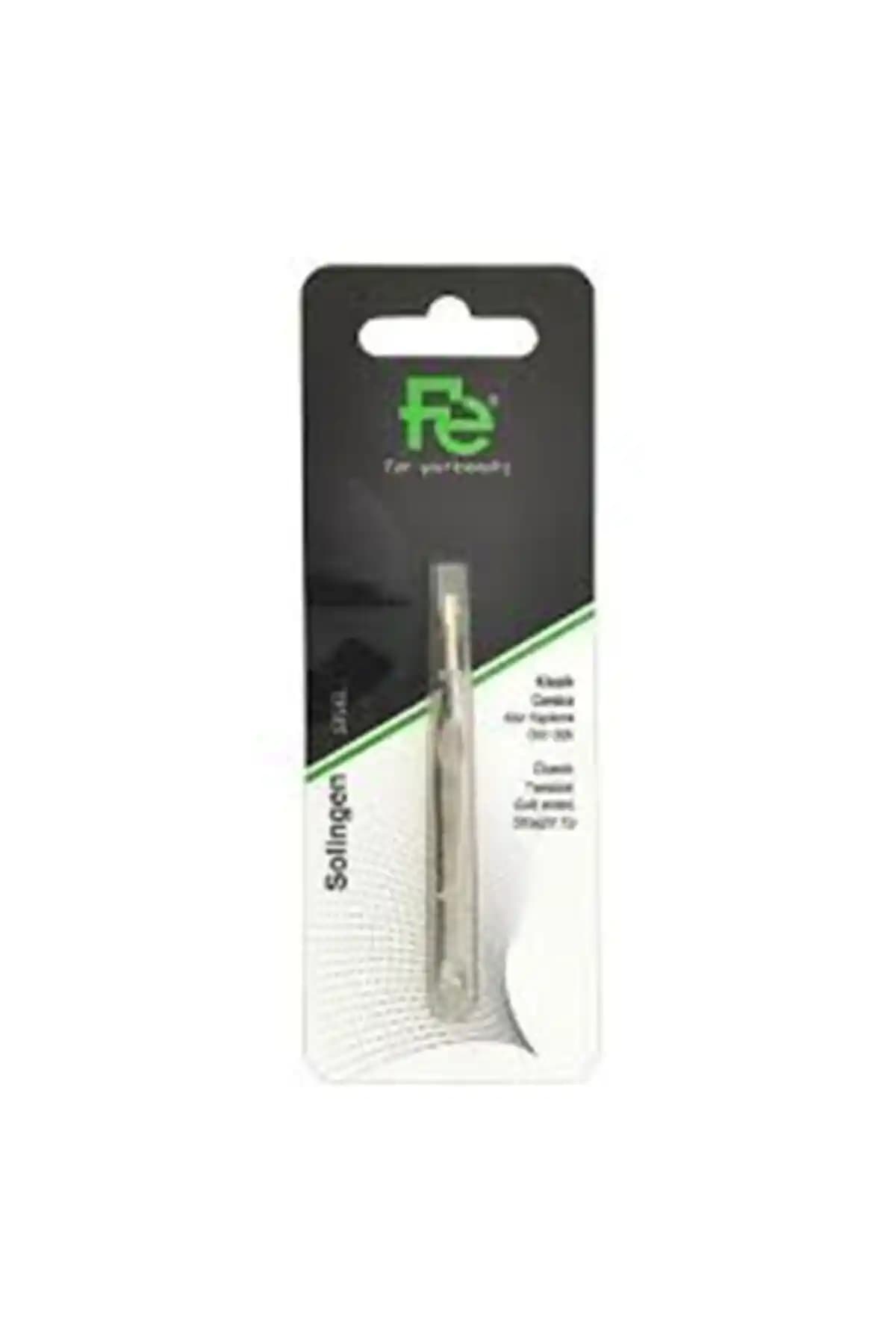 Fe Klasik Cımbız Altın Kaplama Düz Uçlu, Estetik ve Hassas Tüy Alma Aracı