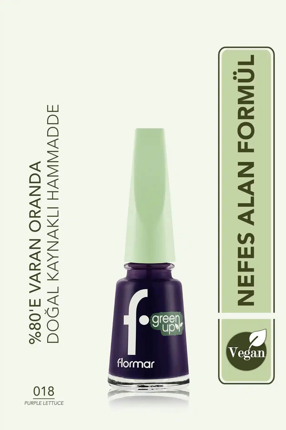 Flormar Green Up Vegan Oje: Yüksek Pigmentli ve Parlak Bitişli Doğa Dostu Renk Seçeneği