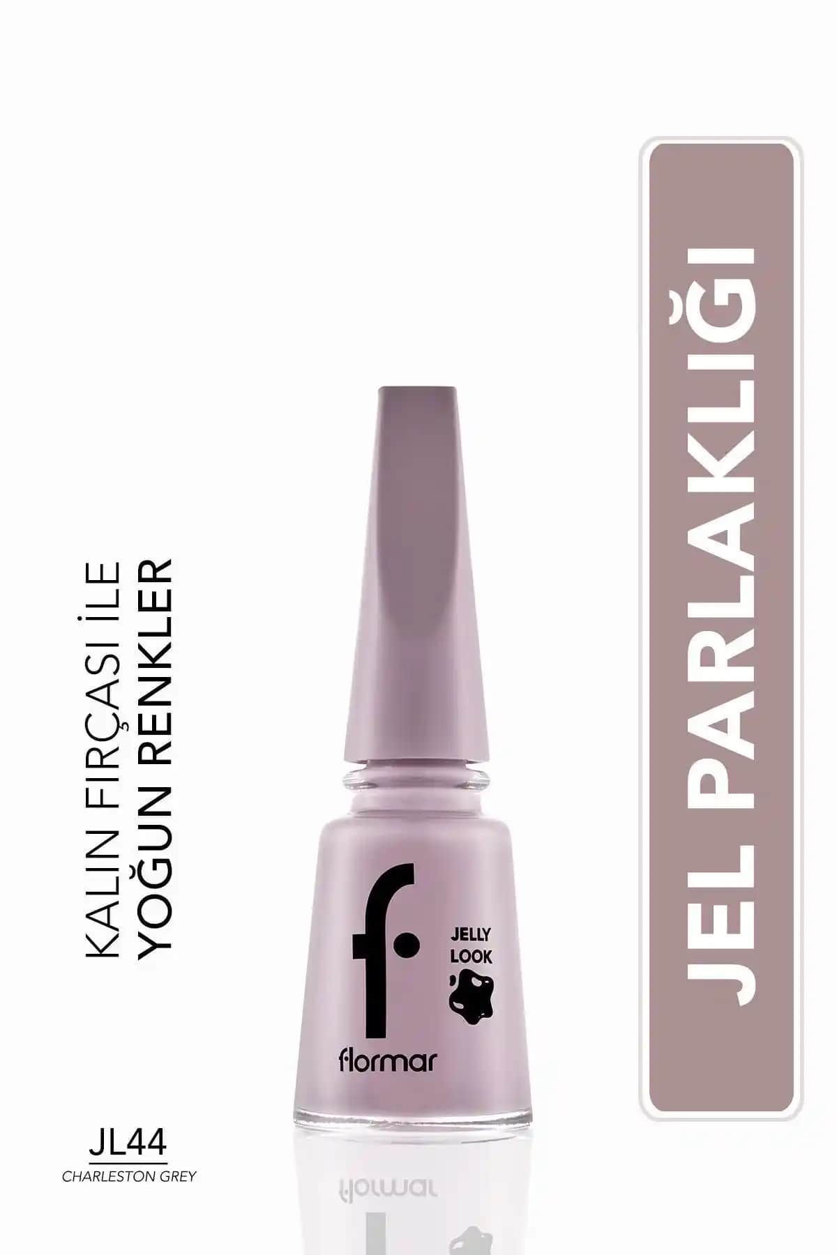 Flormar Jelly Look Charleston Grey Oje ile Şık ve Parlak Tırnaklar İçin Modern Seçenek