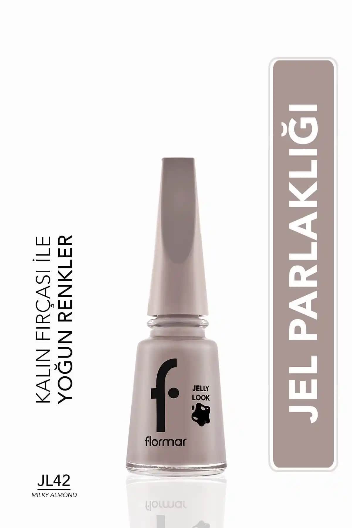Flormar Jelly Look Milky Almond 42 Oje: Parlak ve Doğal Tırnaklar İçin Modern Seçenek