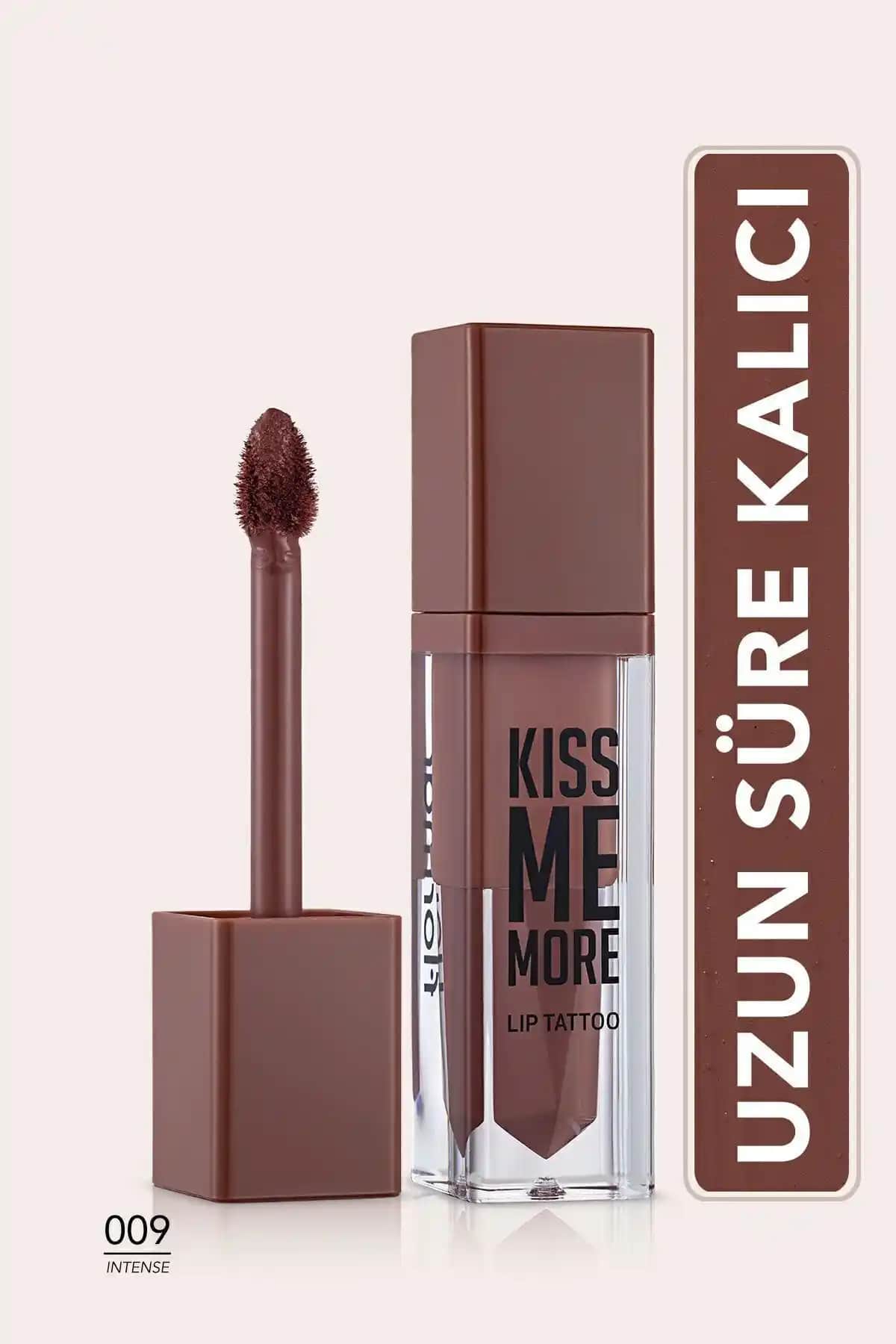 Flormar Kiss Me More Lip Tattoo 009 Intense Mat Ruj: Uzun Süre Kalıcı ve Renkli Dudaklar