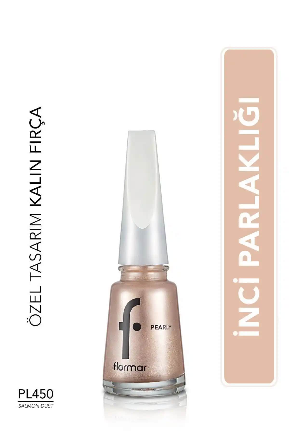 Flormar Maxi Brush Pearly PL450 Salmon Dust Oje: Parlak ve Şık Tırnaklar İçin En İyi Seçenek