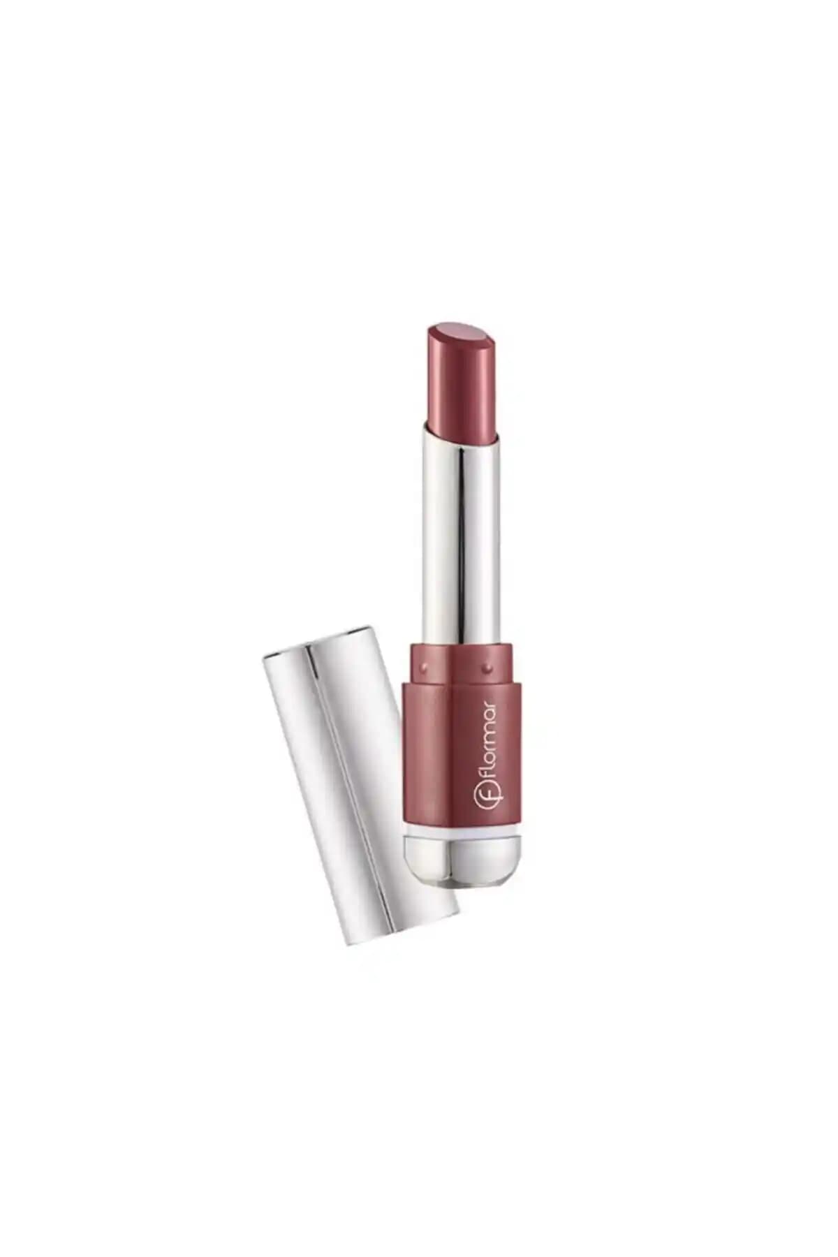Flormar Saten Dokulu Stick Ruj 017 Subdued Rosy Dudaklarda Doğal ve Parlak Görünüm Sağlar