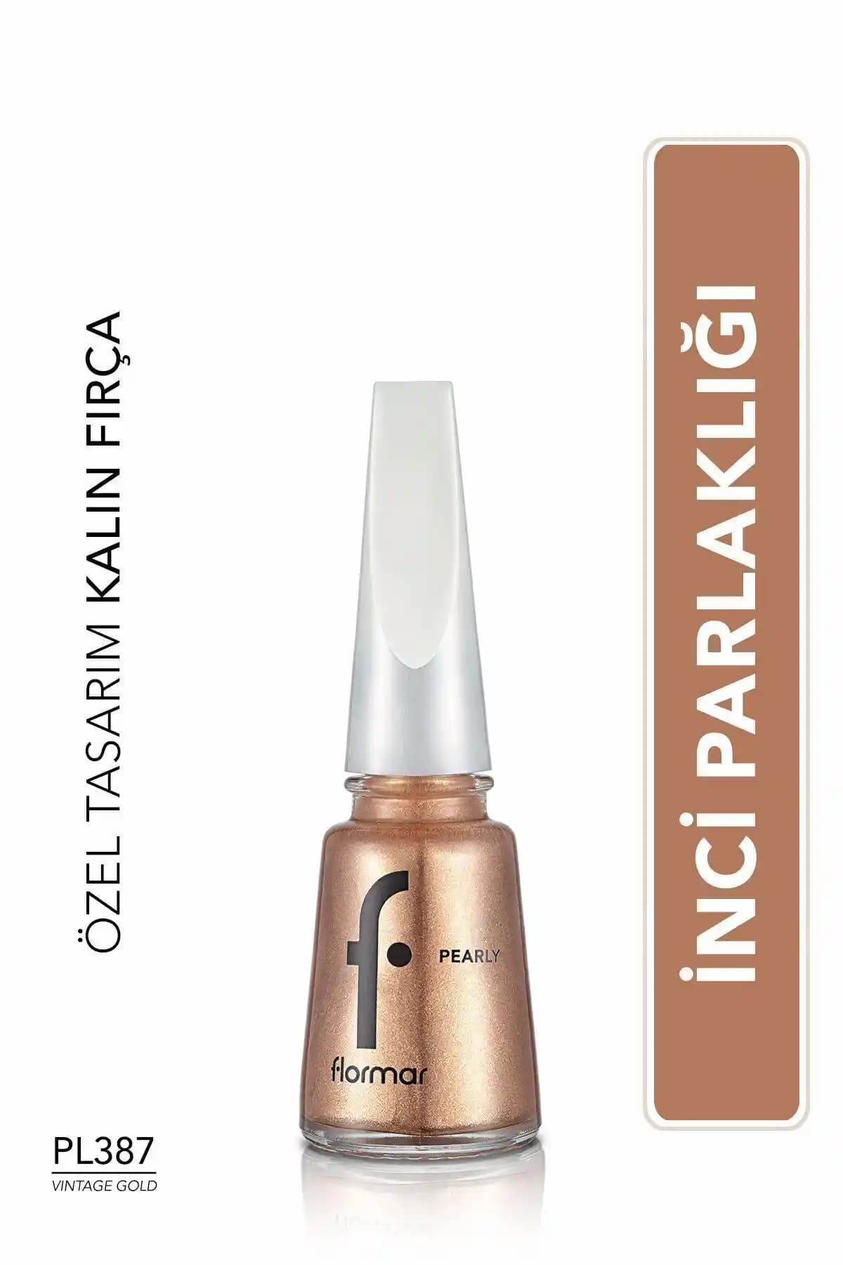 Flormar Sedefli Parlak Oje Bakır Rengi - Dayanıklı ve Yüksek Parlaklık Sağlar