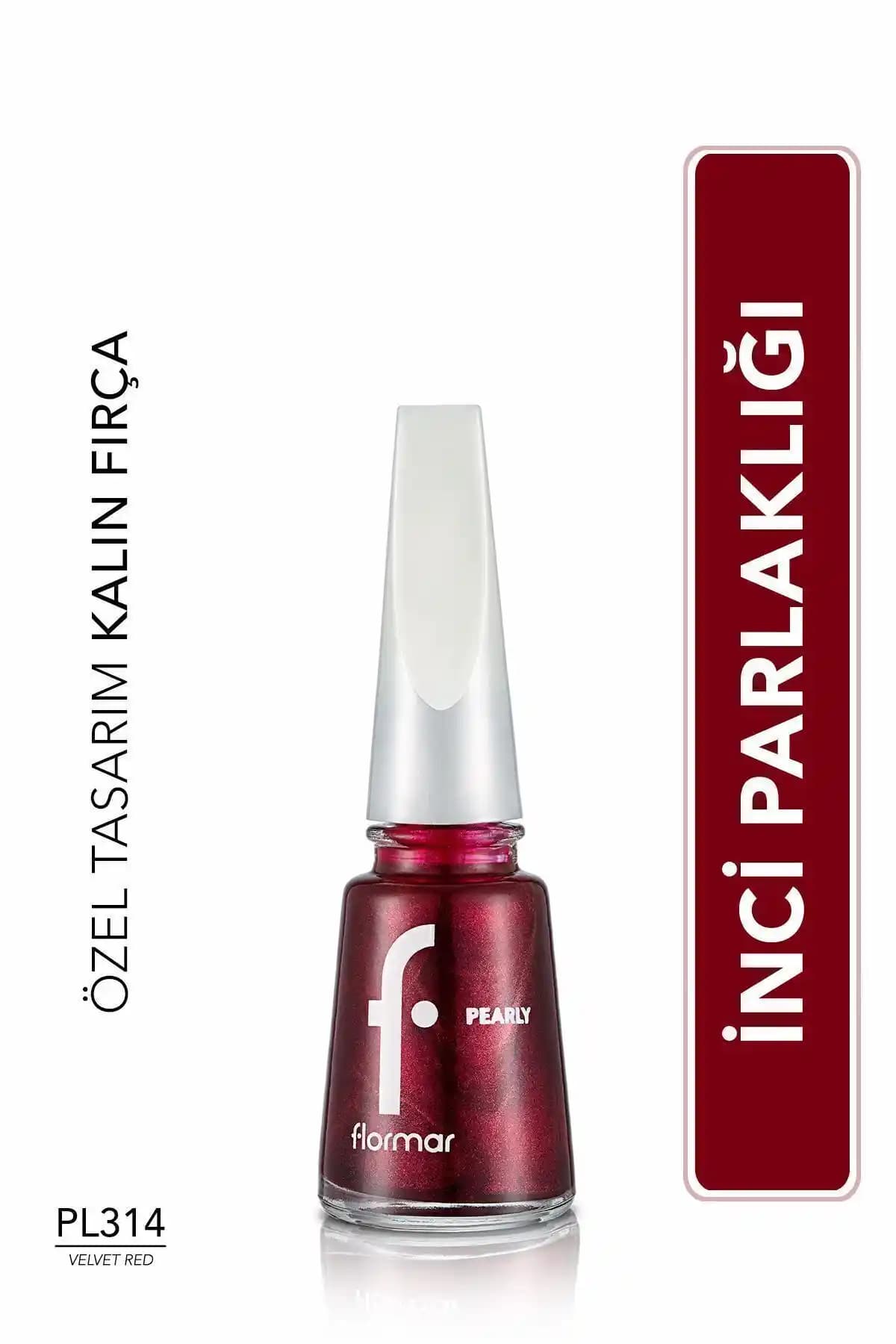 Flormar Sedefli Parlak Oje Bordo Renk ile Şık ve Dayanıklı Tırnaklar İçin Ideal Seçenek