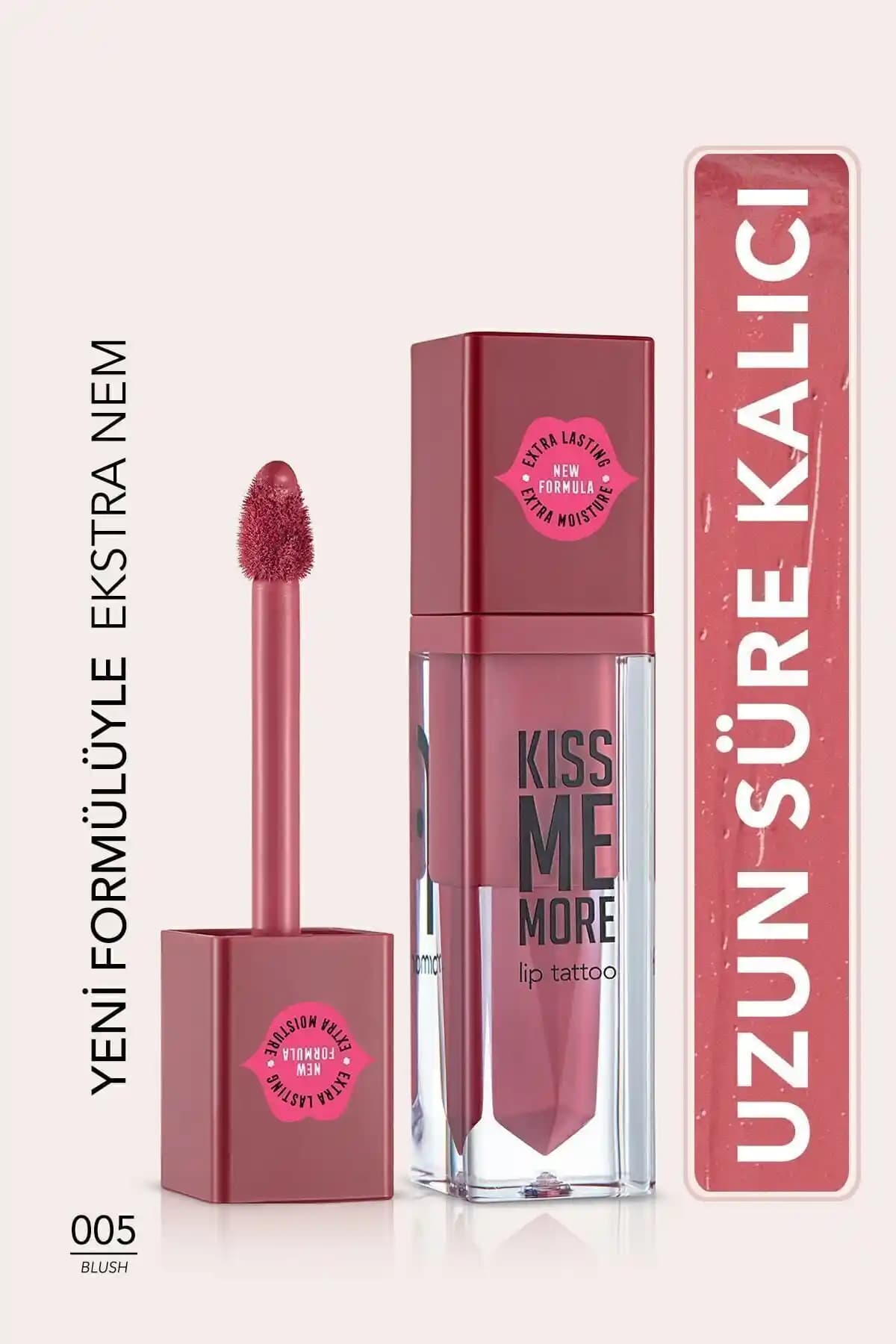 Flormar Uzun Süre Kalıcı Mat Ruj Karşılaştırması: Kiss Me More-005 Blush ve 021 Naive