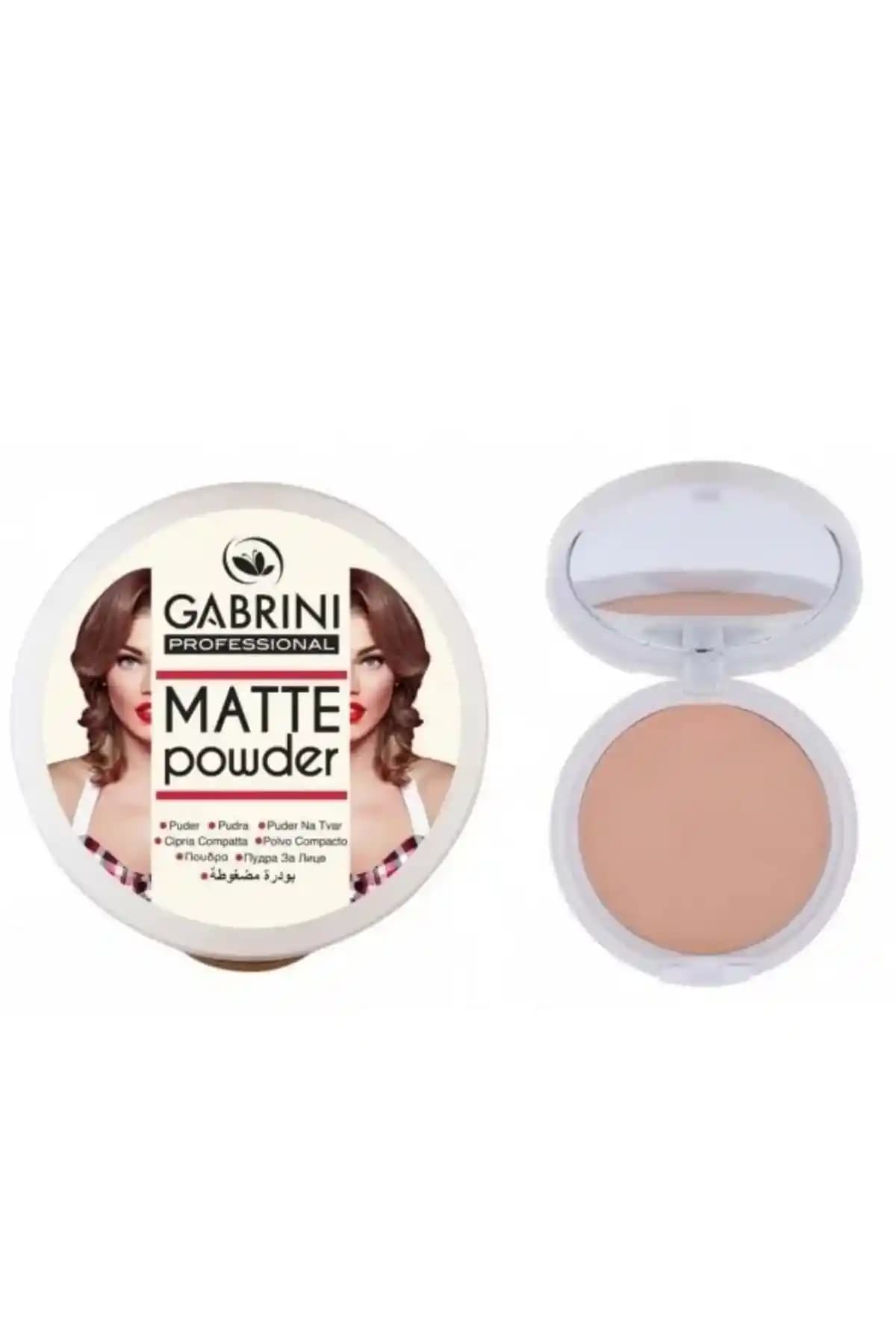 Gabrini Professional Matte Powder 02: Günlük Makyaj İçin Kalıcı ve Doğal Mat Görünüm Sağlayan Ürün