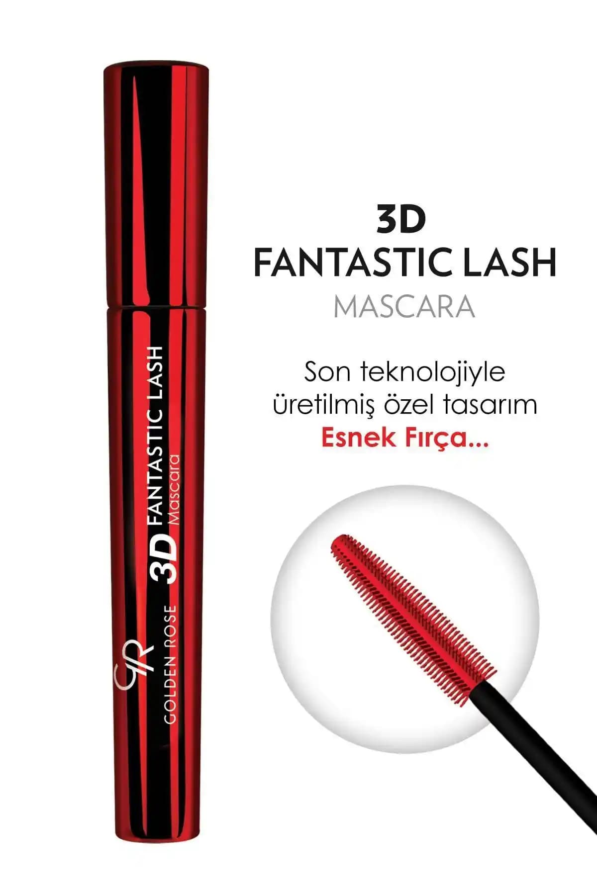Golden Rose 3D Fantastic Lash Maskara ile Doğal ve Hacimli Kirpikler Elde Edin