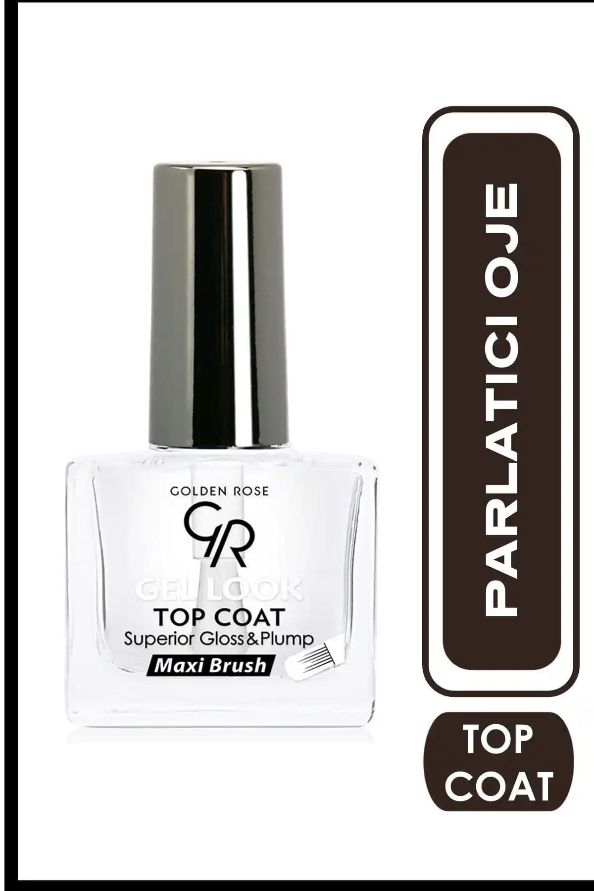 Golden Rose Gel Look Top Coat ile Parlak ve Dayanıklı Tırnaklar İçin Profesyonel Çözüm