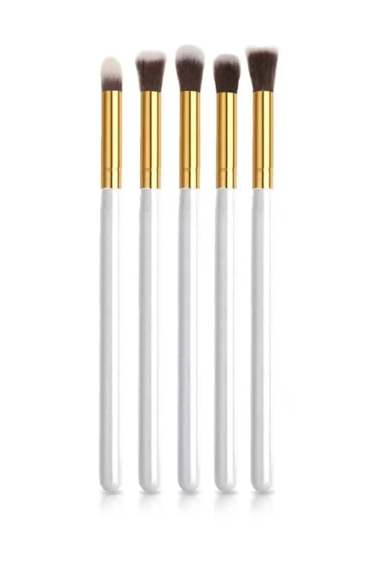 İzla 5'li Makyaj Fırçası Seti Doğal Kıllar ile Göz ve Yüz Makyajını Kolaylaştırır