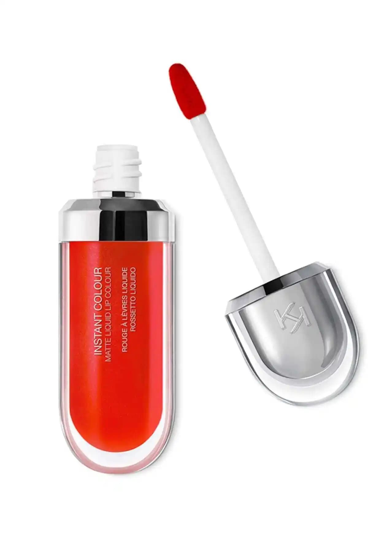 KIKO Mat Likit Ruj 06 Poppy Red: Kalıcı ve Canlı Kırmızı Dudaklar İçin Mükemmel Seçenek