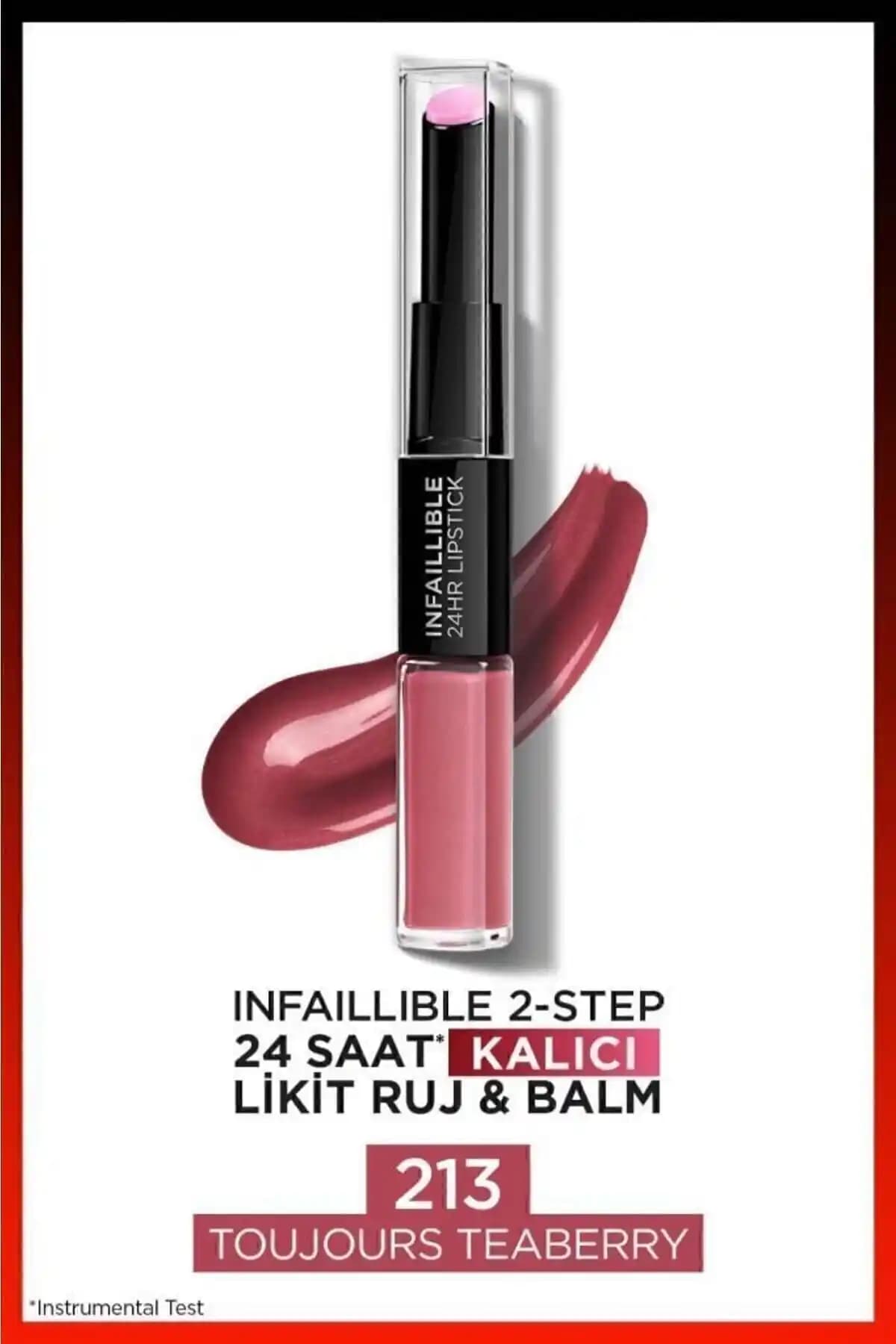 L'Oreal Paris Infaillible 2-step 24 Saat Kalıcı Likit Ruj ve Balm - Doğal ve Parlak Dudaklar İçin