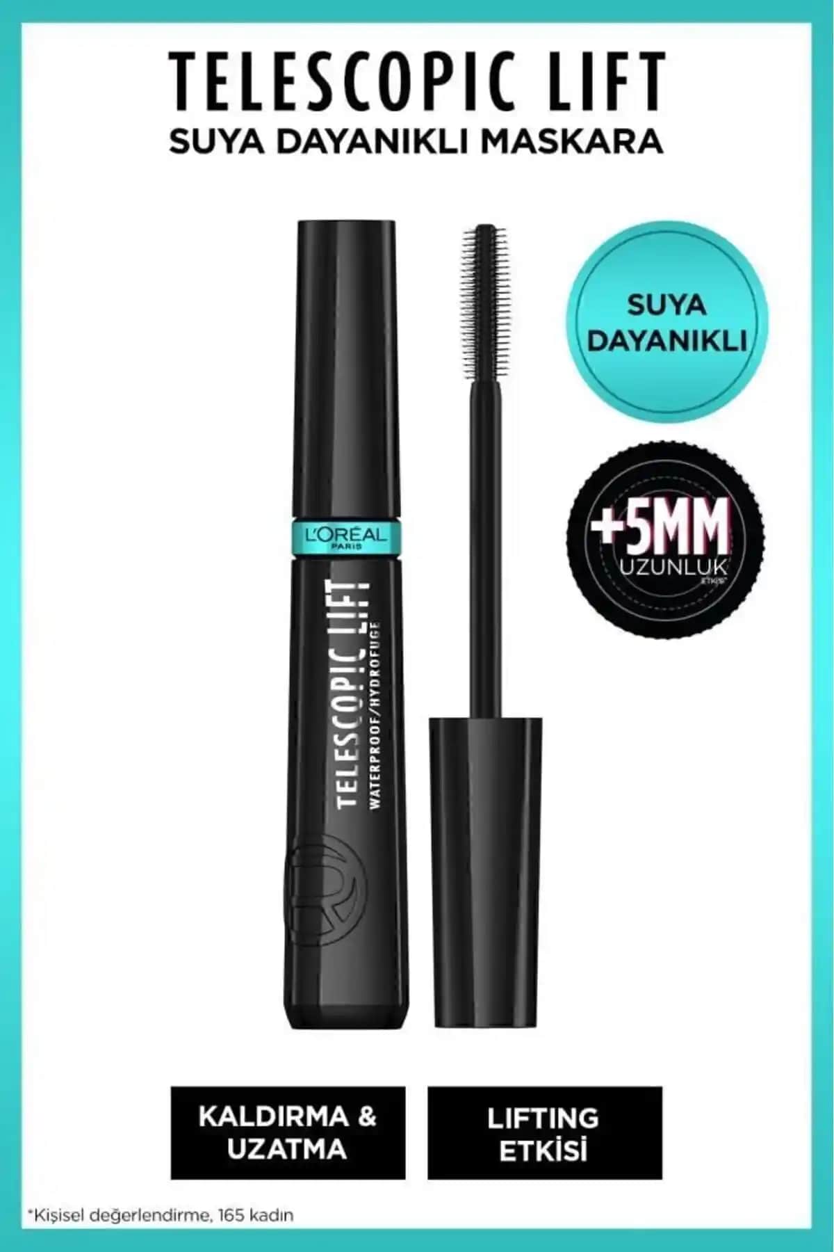 L'Oreal Paris Telescopic Lift Maskara: Suya Dayanıklı ve Hacimli Kirpikler İçin Ideal