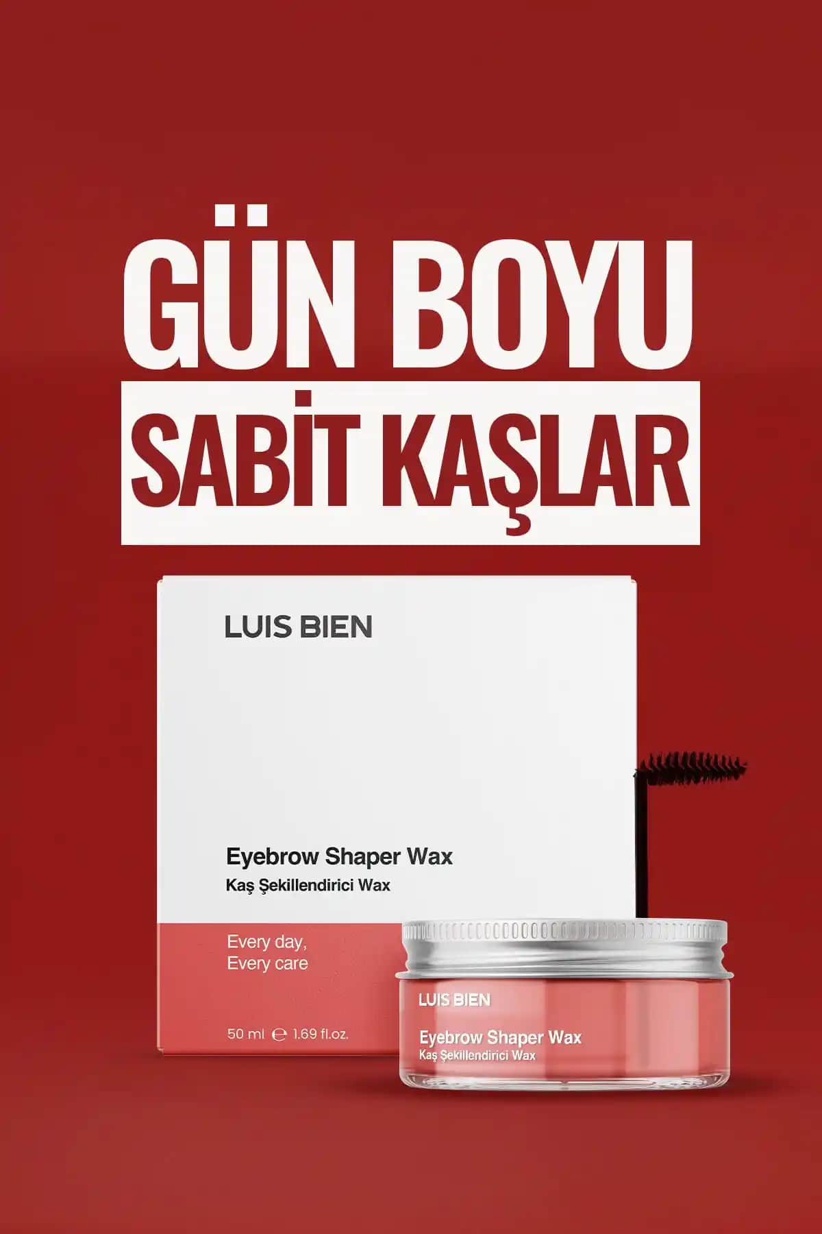 Luis Bien Kaş Şekillendirici Wax Doğal Sabitleme ve Uzun Süre Kalıcı Etki
