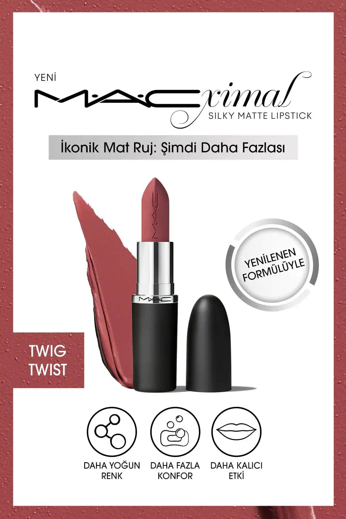 Mac Silky Matte Dudak Rujuyla Şıklık ve Konforu Bir Arada Yakalayın