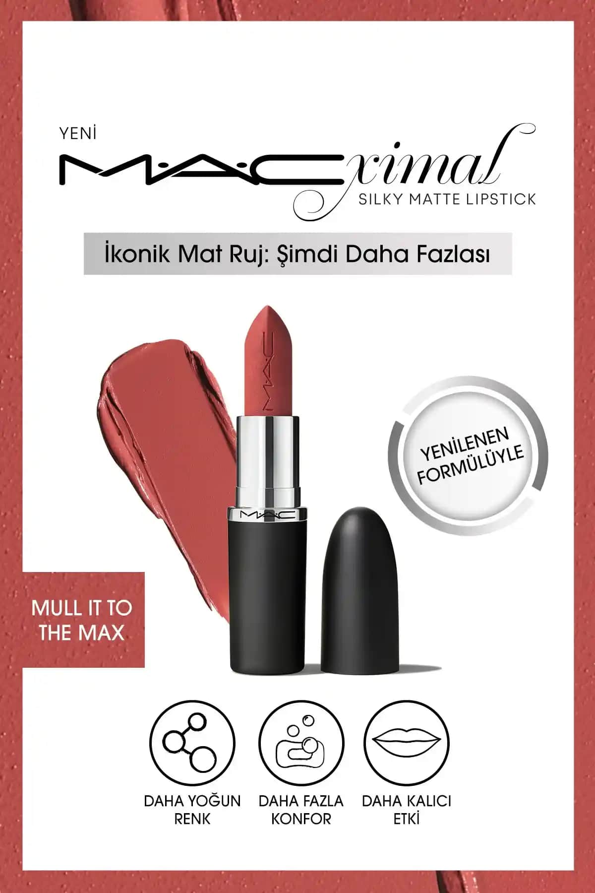 Mac Silky Matte Ruj: Yoğun Renk ve Dudak Bakımı Sunan Kaliteli Matte Ruj