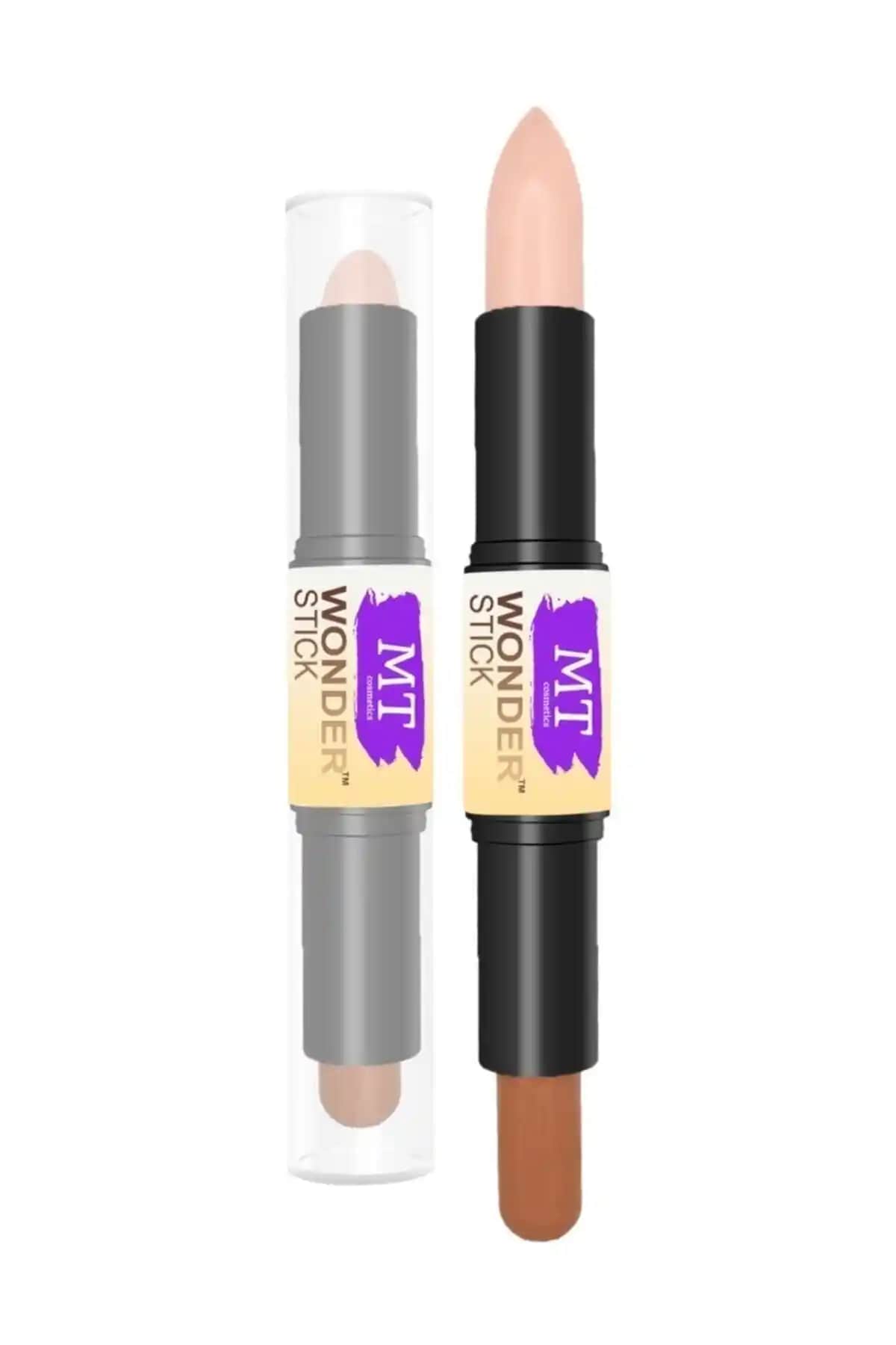 Makeuptime Çift Uçlu Kapatıcı ve NYX Stick Kontür Aydınlatıcı Karşılaştırması