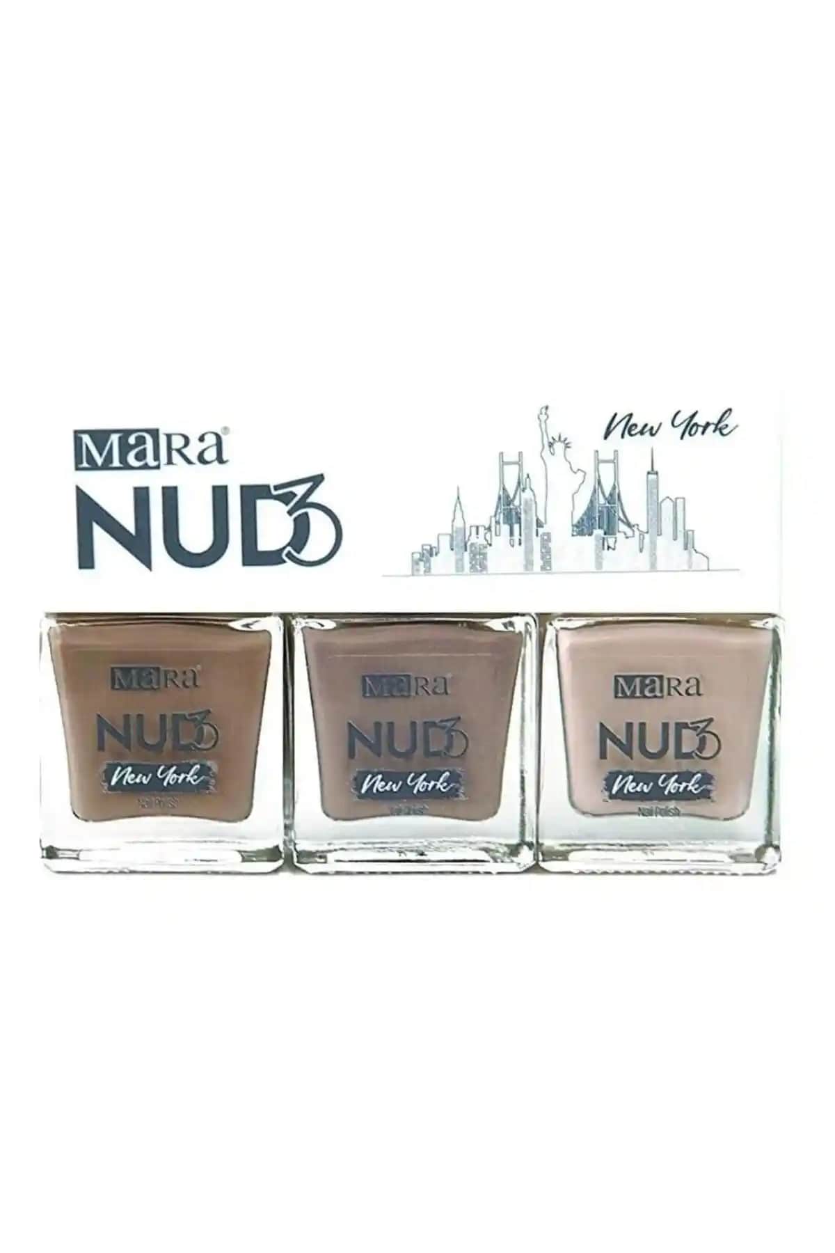 Mara Nude Oje Serisi 3'lü New York - Estetik ve Kalitenin Buluşması