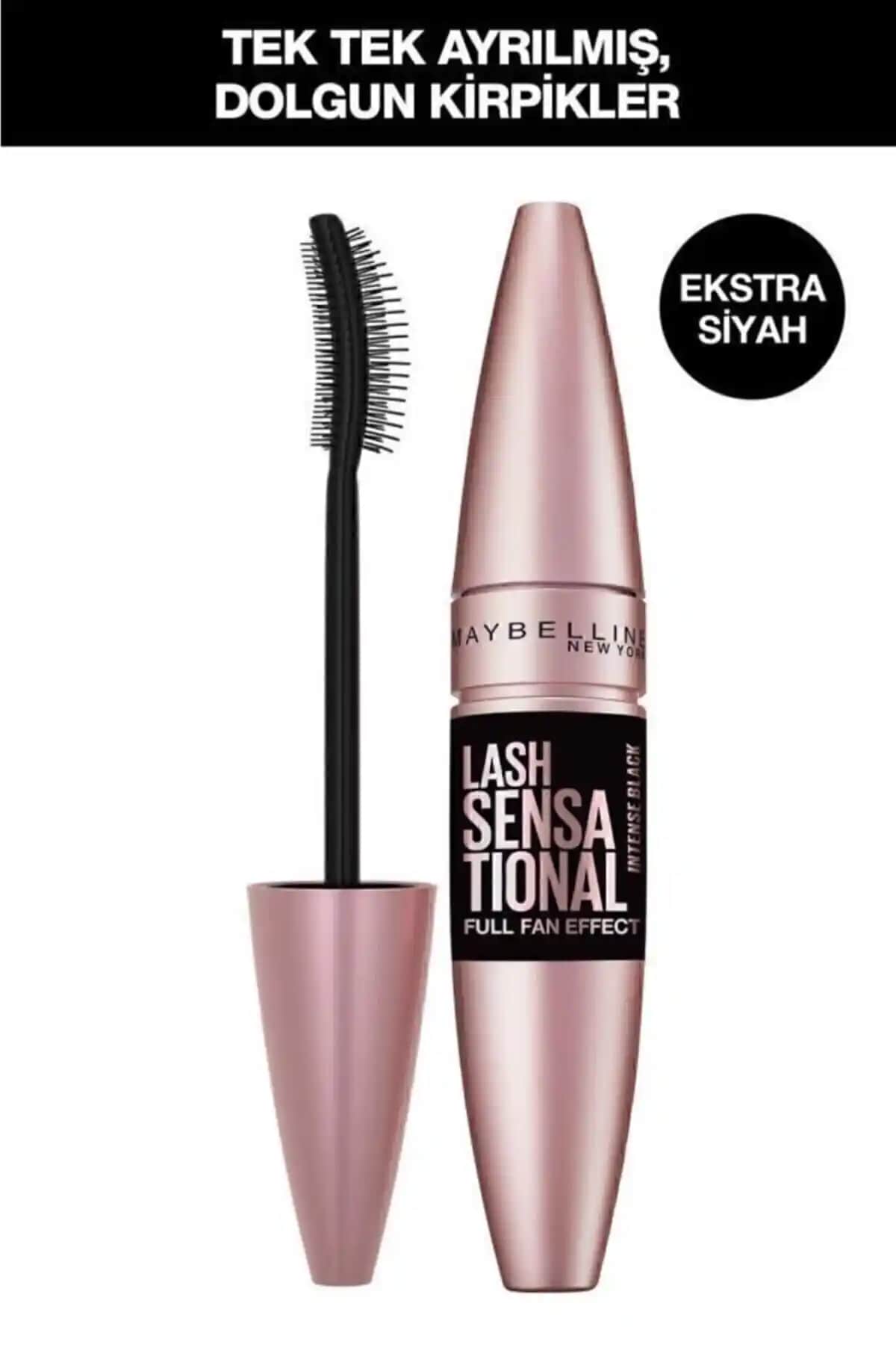Maybelline Lash Sensational Intense Black Maskara: Hacim ve Uzunluk Sağlayan Günlük Kullanıma Uygun Ürün